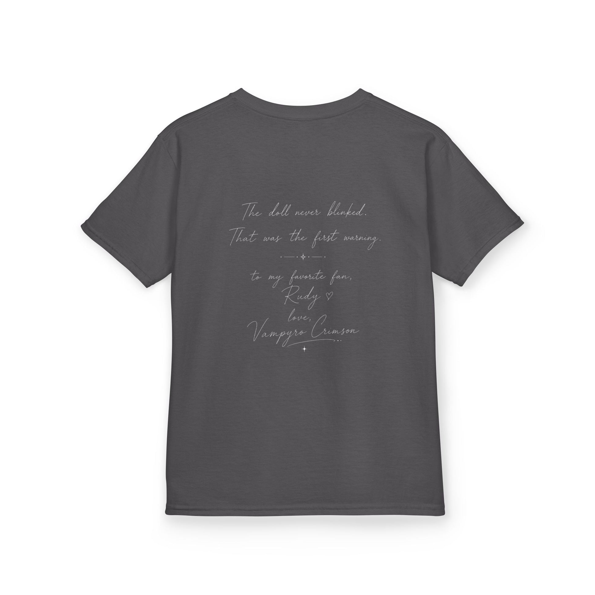 Vampyro Crimson – Haunted Music Box Kids Gothic Horror T-Shirt