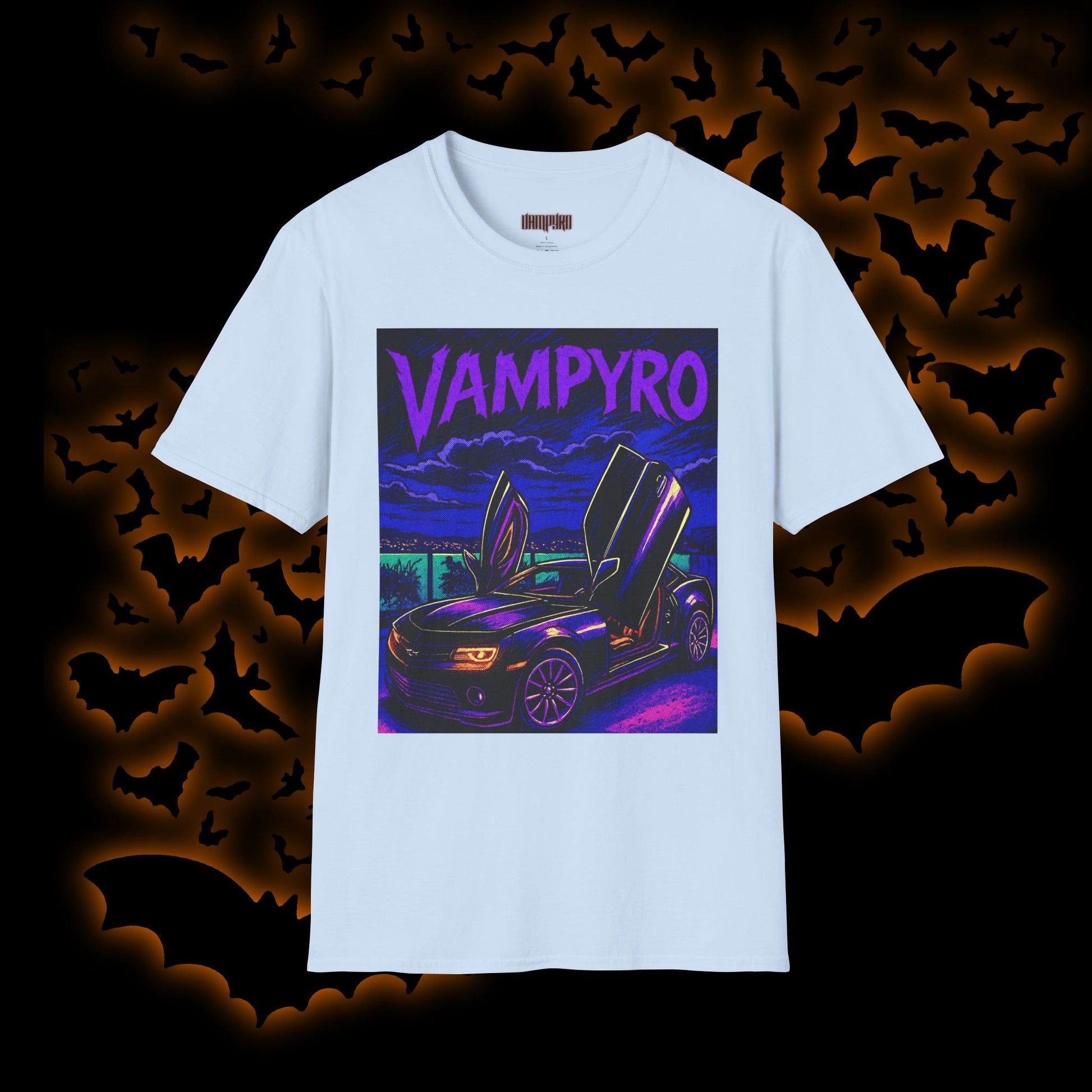 Vampyro Camaro Collectors T-Shirt, Graphic Tee for Car Lovers, Unisex T-Shirt, Retro Car Apparel, Gift for Auto Enthusiasts