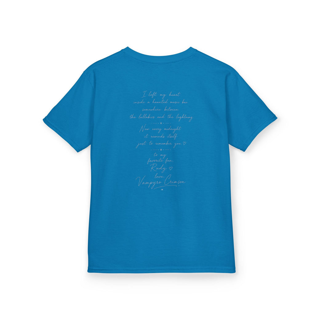 Vampyro Crimson “Haunted Music Box” Official Kids Tee – Gothic Doll Edition