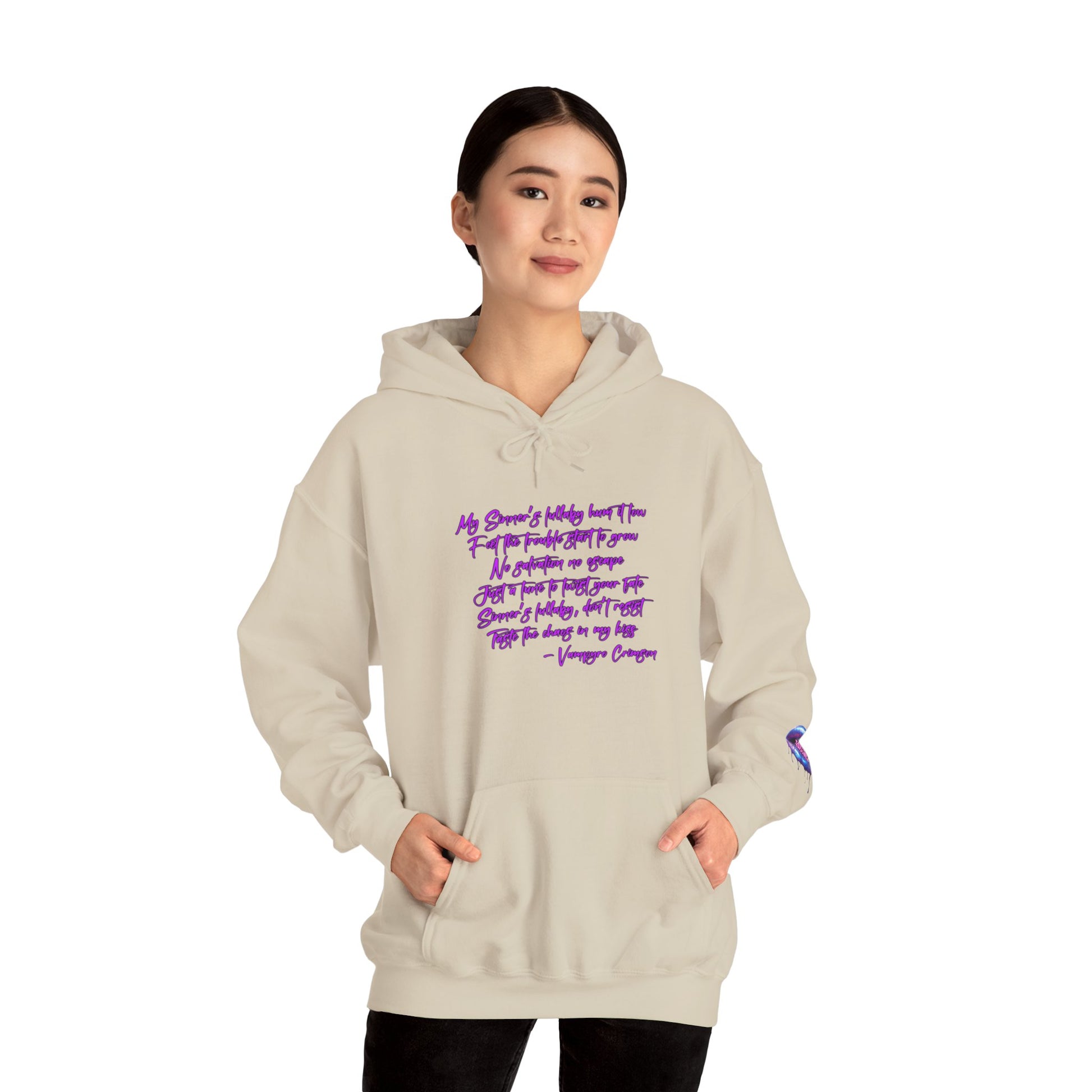 Taste of Trouble Inspirational Hoodie for Creative Souls, Motivational Sweatshirt, Unisex Heavy Blend, Modern Casual Wear, Gift for Artists, Trendy [...]