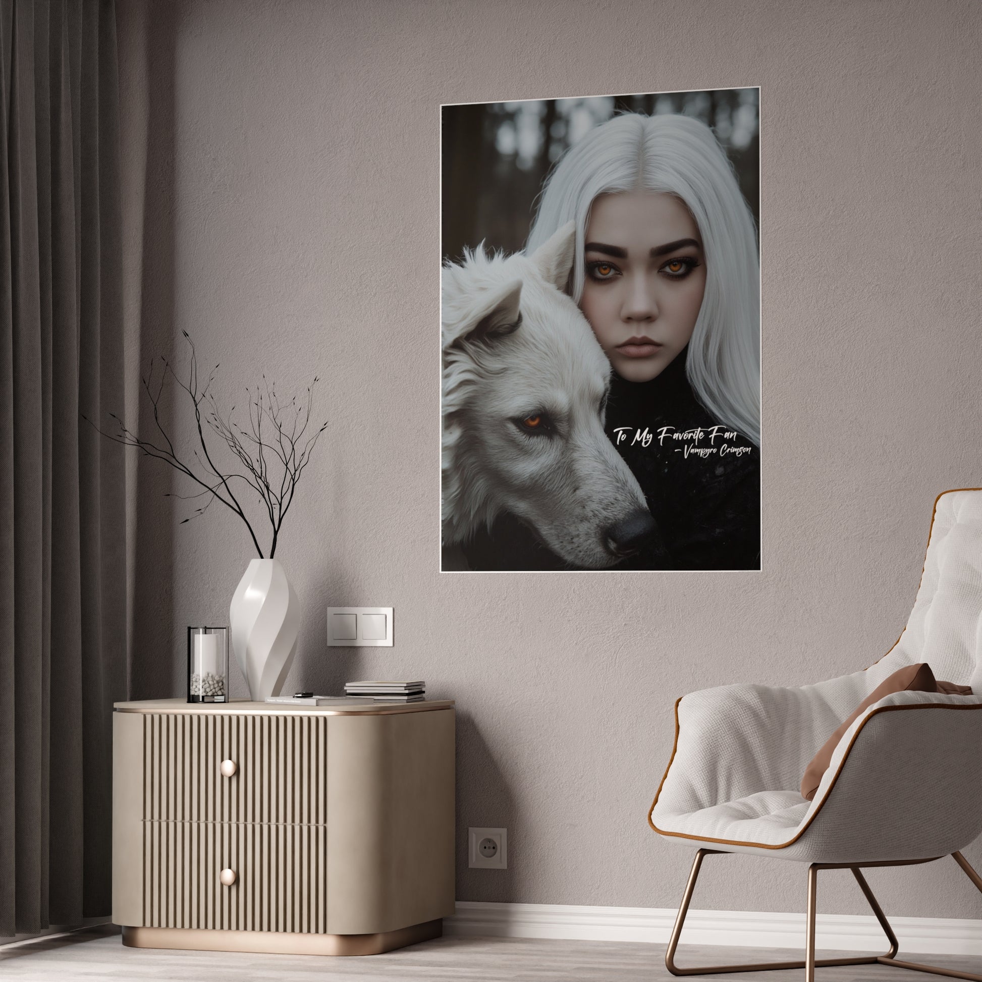Vampyro Crimson Autographed Glossy Art Poster Print