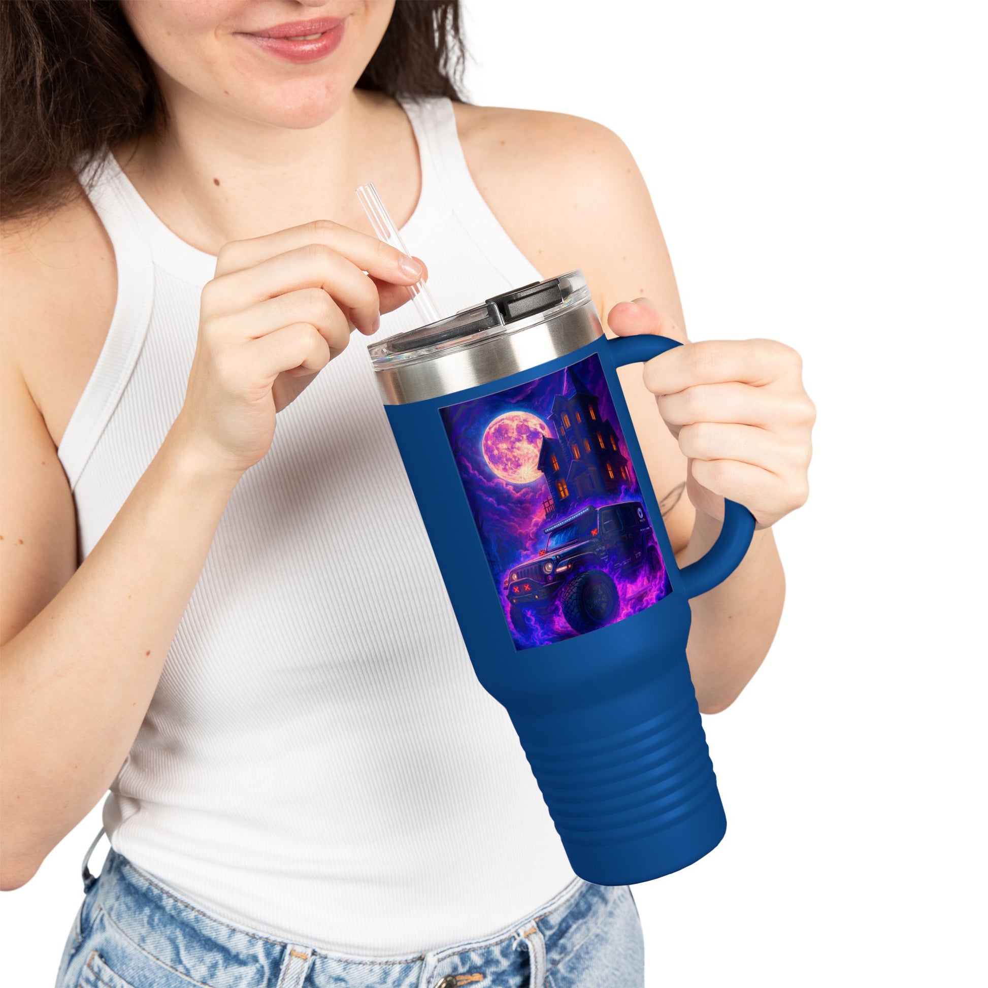 Pap Jeep Enthusiast Cosmic Adventure Insulated Travel Mug, 40oz - Perfect for Road Trips, Camping, and Stargazing - Unique Gifts for Wanderlusters, Coffee [...]