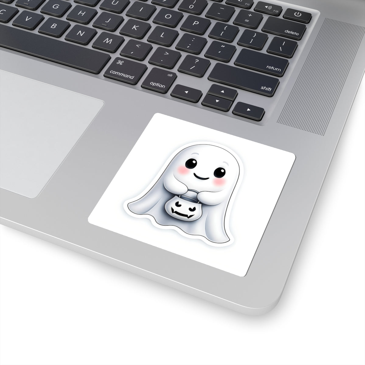 Vampyro Crimson Cute Ghost Friend Kiss-Cut Stickers - Perfect for Halloween, Laptop Decor, Scrapbooking, Gift Tags, Kids' Crafts