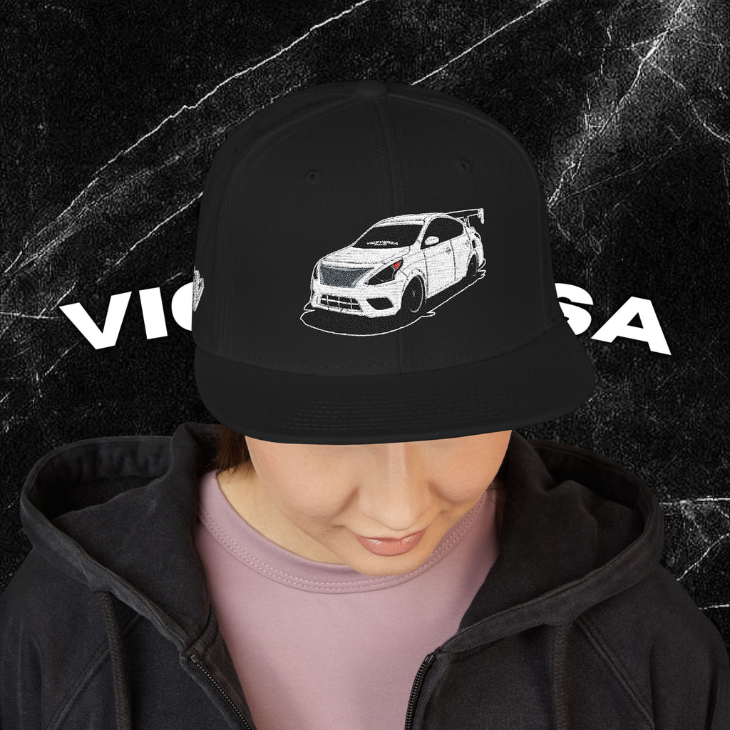 Embroidered Diamond Versa Snapback