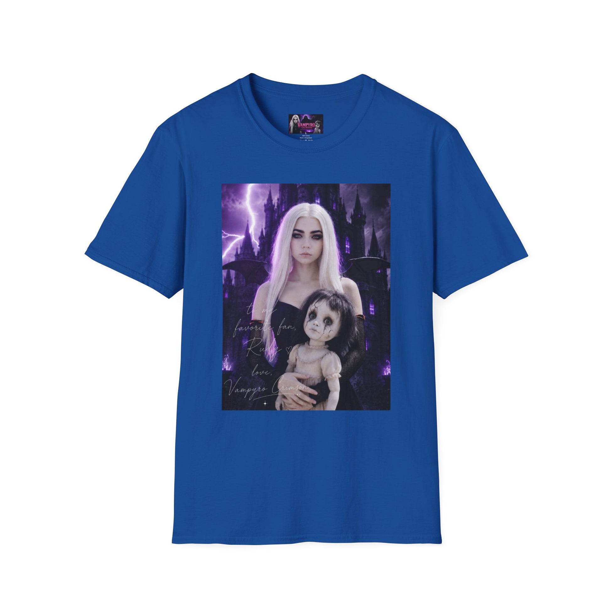 Vampyro Crimson “Haunted Music Box” Official Adult Tee – Gothic Doll Edition