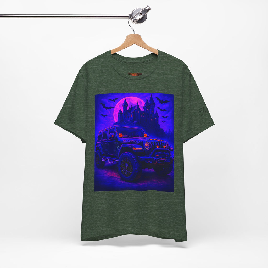 Elwood Jeep Adventure Tee - Perfect for Halloween, Road Trips, Outdoor Enthusiasts, Gift for Him or Her, Jeep Lovers, Casual Style