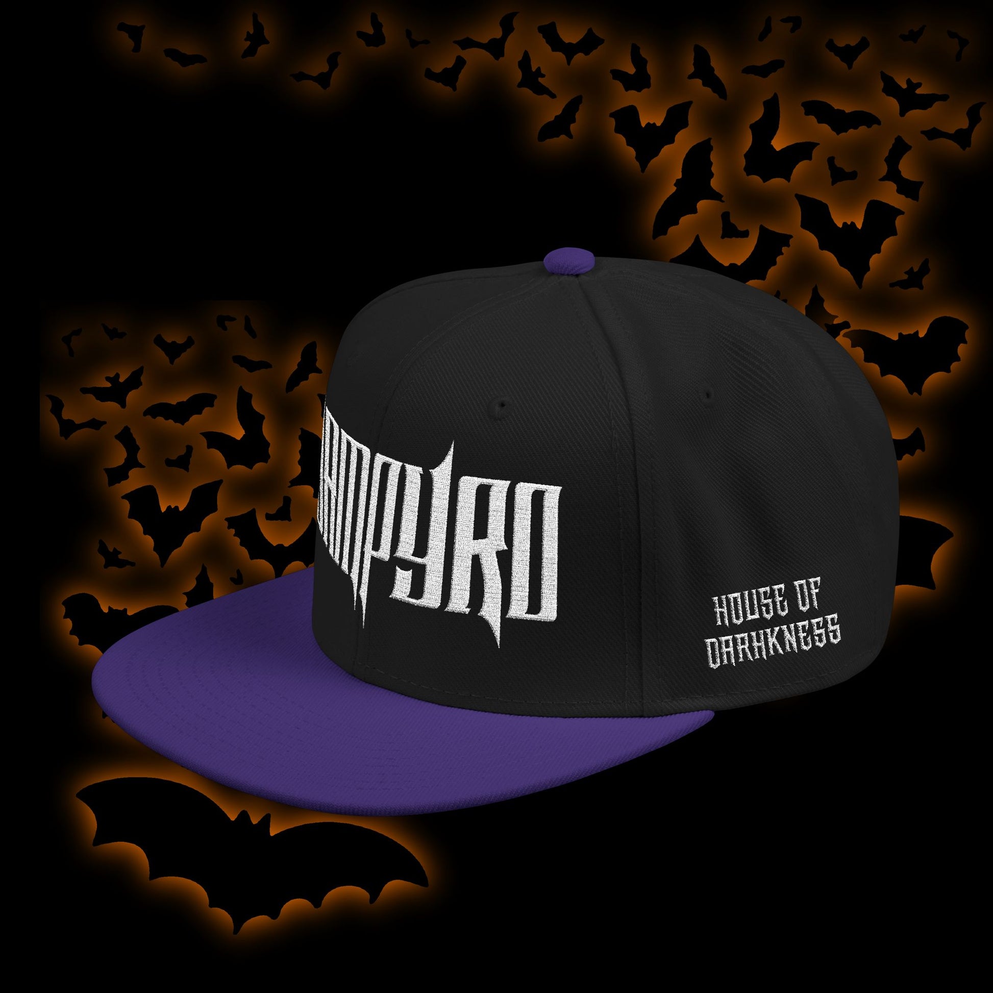 Vampyro Crimson Embroidered Snapback Hat
