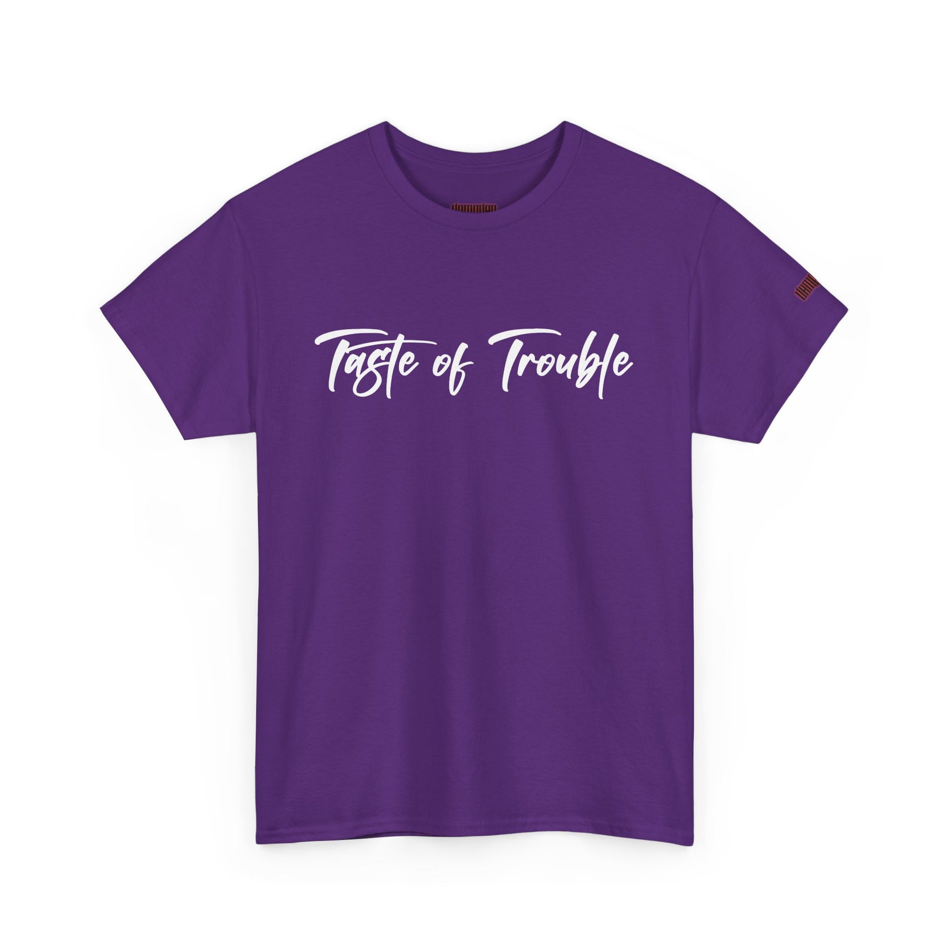 Taste of Trouble Vampyro Crimson Lyrics Unisex Heavy Cotton Tee - Casual Comfort, Everyday Wear, Gift for Friends, Stylish Casual Tee, Versatile Fashion