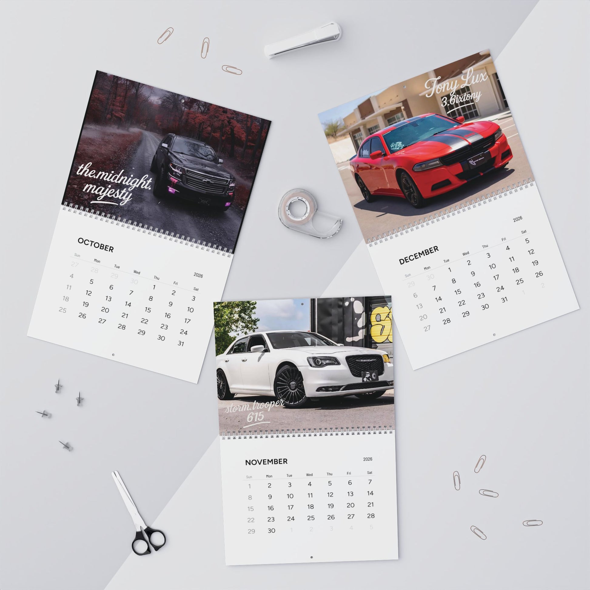 Street Royalty Wall Calendars (2026) Edition ONE