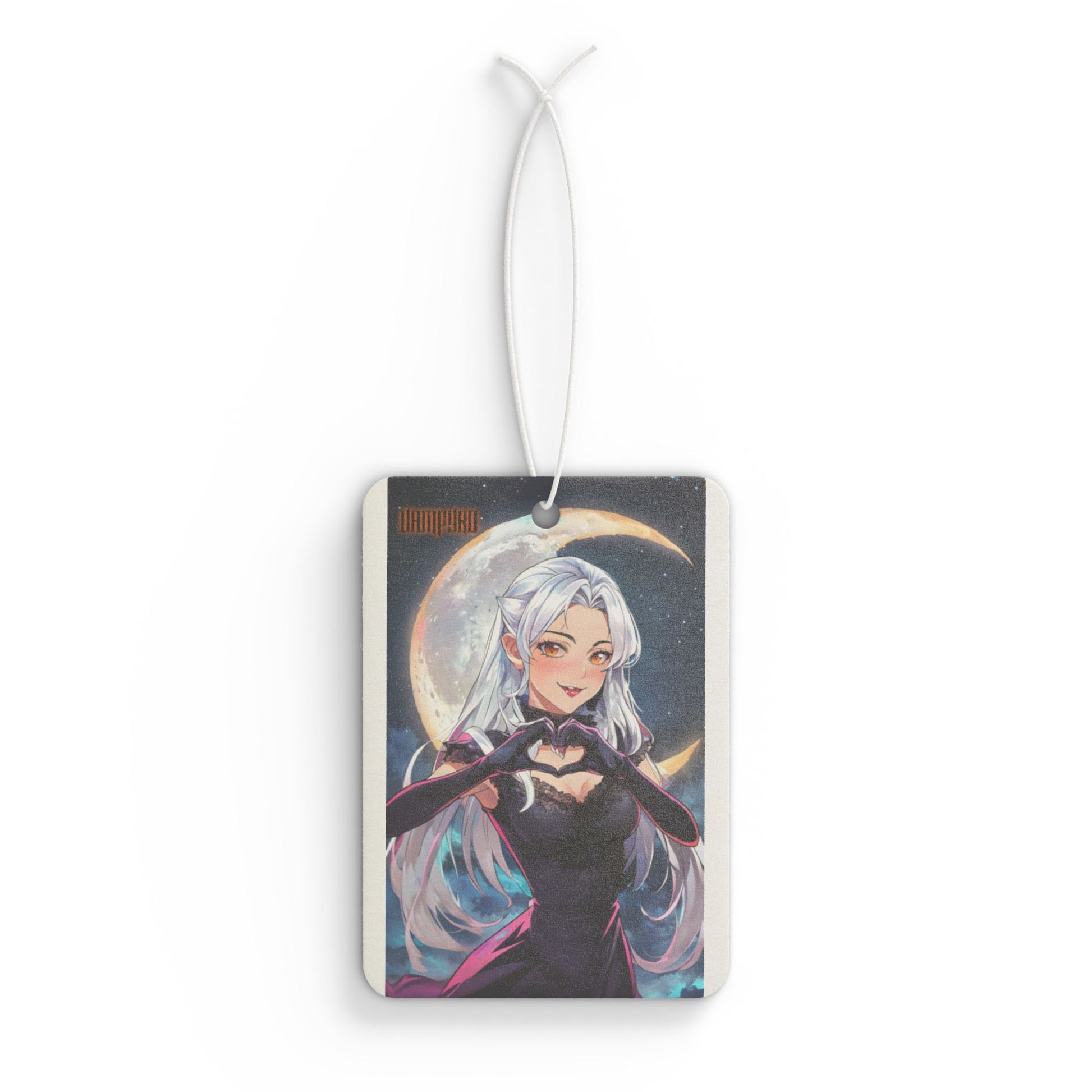 Vampyro Crimson Enchanting Car Air Freshener, Anime Air Freshener for Car, Unique Gift, Scented Air Freshener, Car Decor, Cosplay Decor, Moonlight Design