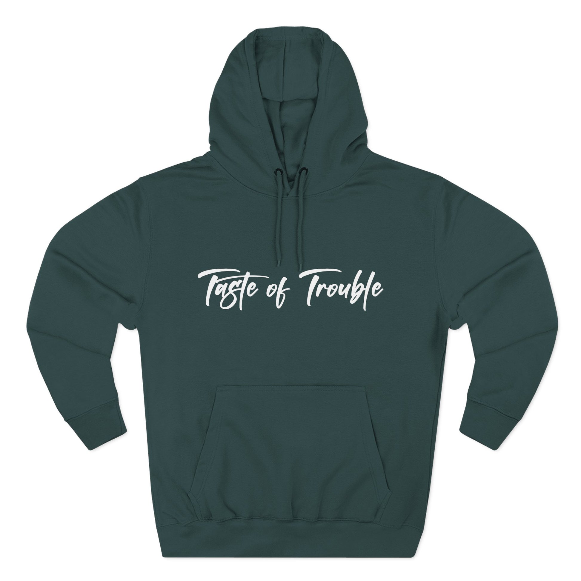 Taste of Trouble Fleece Pullover, Cozy Gift for Women, Casual Wear, Motivational Apparel, Holiday Gift