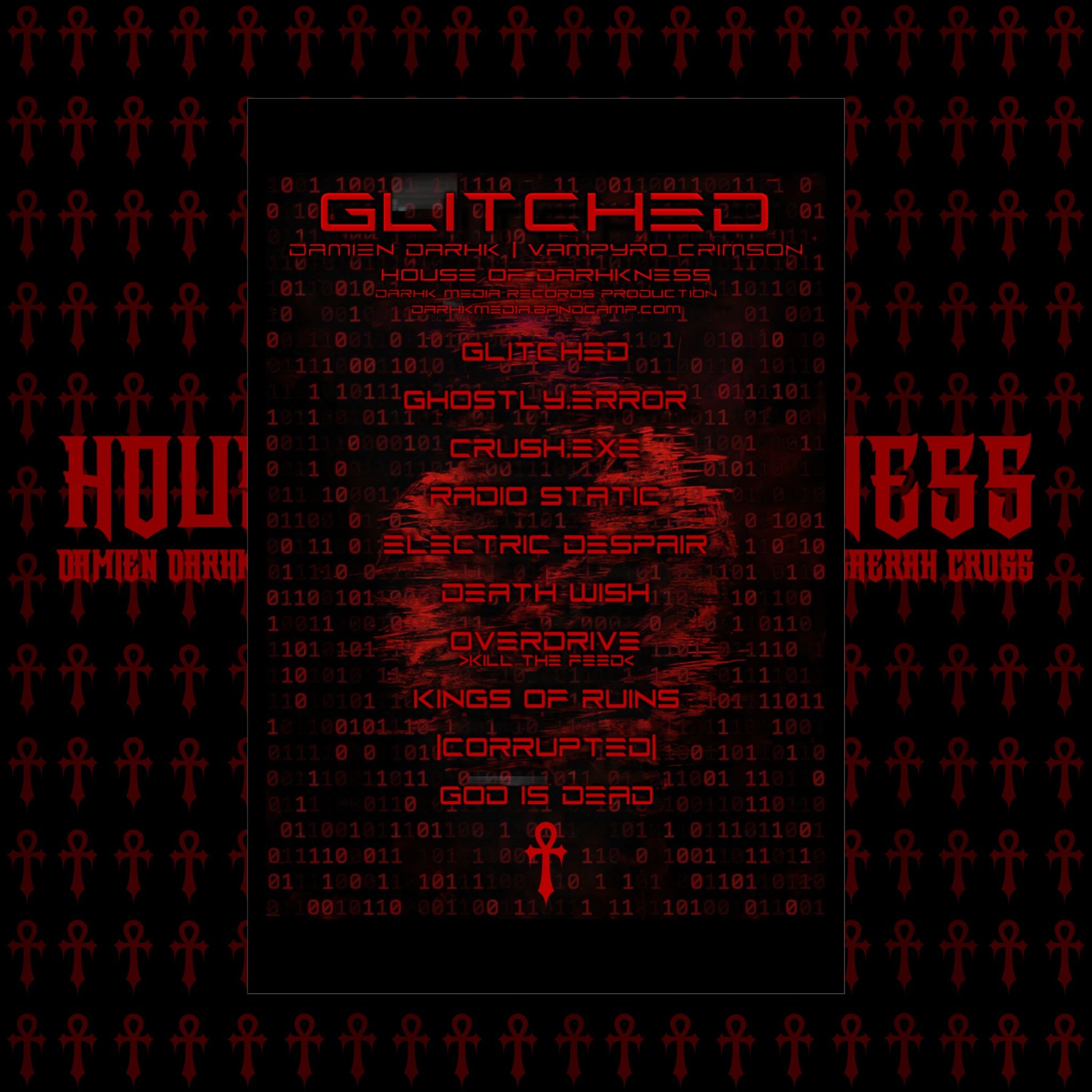 GLITCHED Music Poster