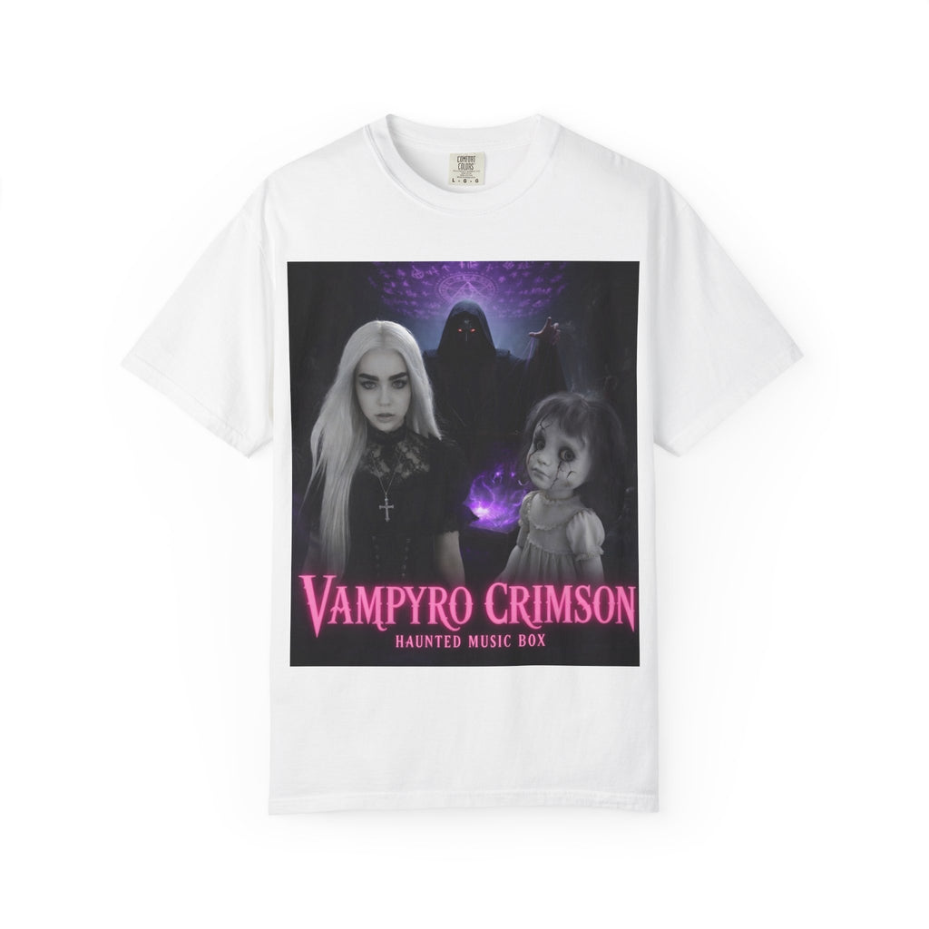 Vampyro Crimson Haunted Music Box T-Shirt