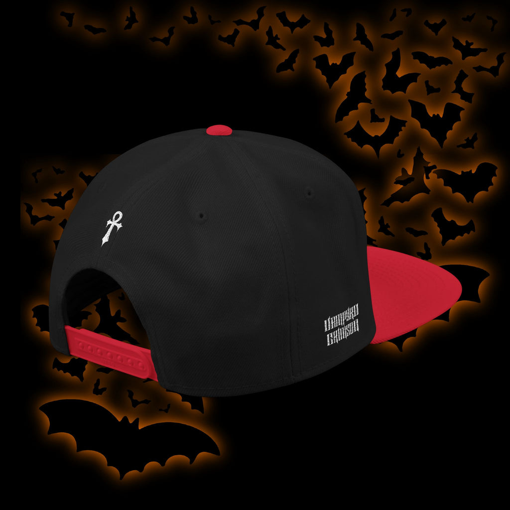 Vampyro Crimson Embroidered Snapback Hat