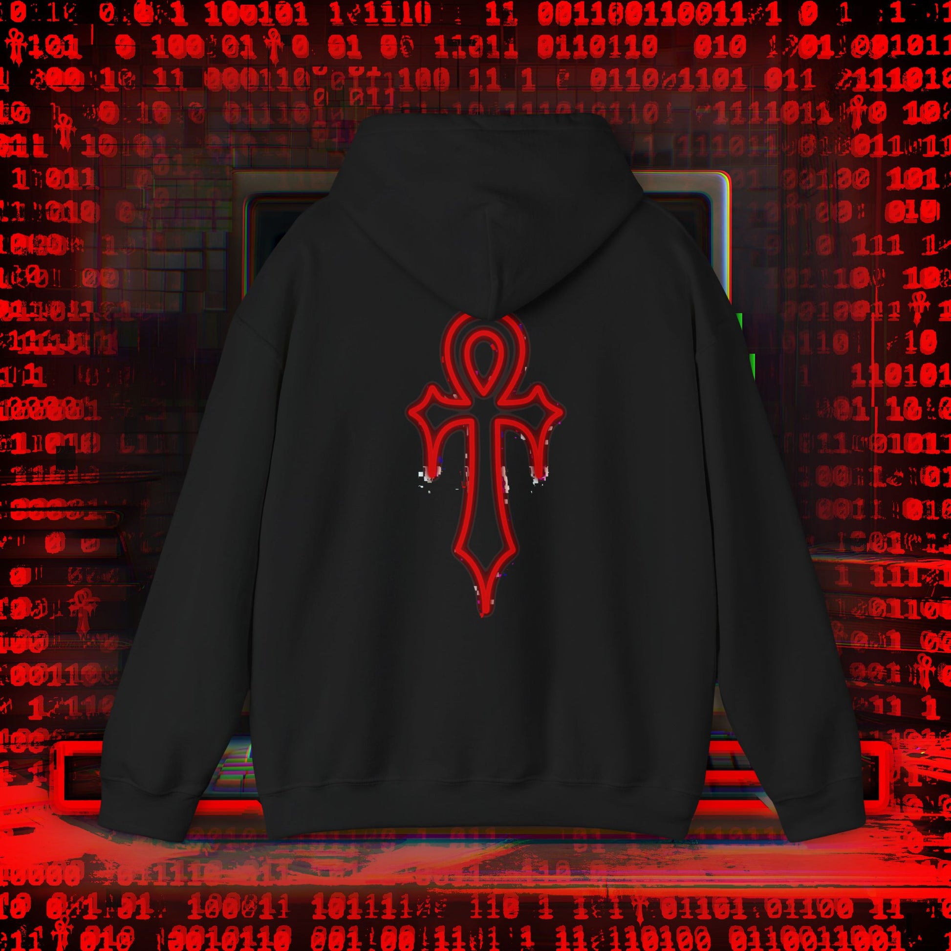 Glitched Album Hooded Sweatshirt
