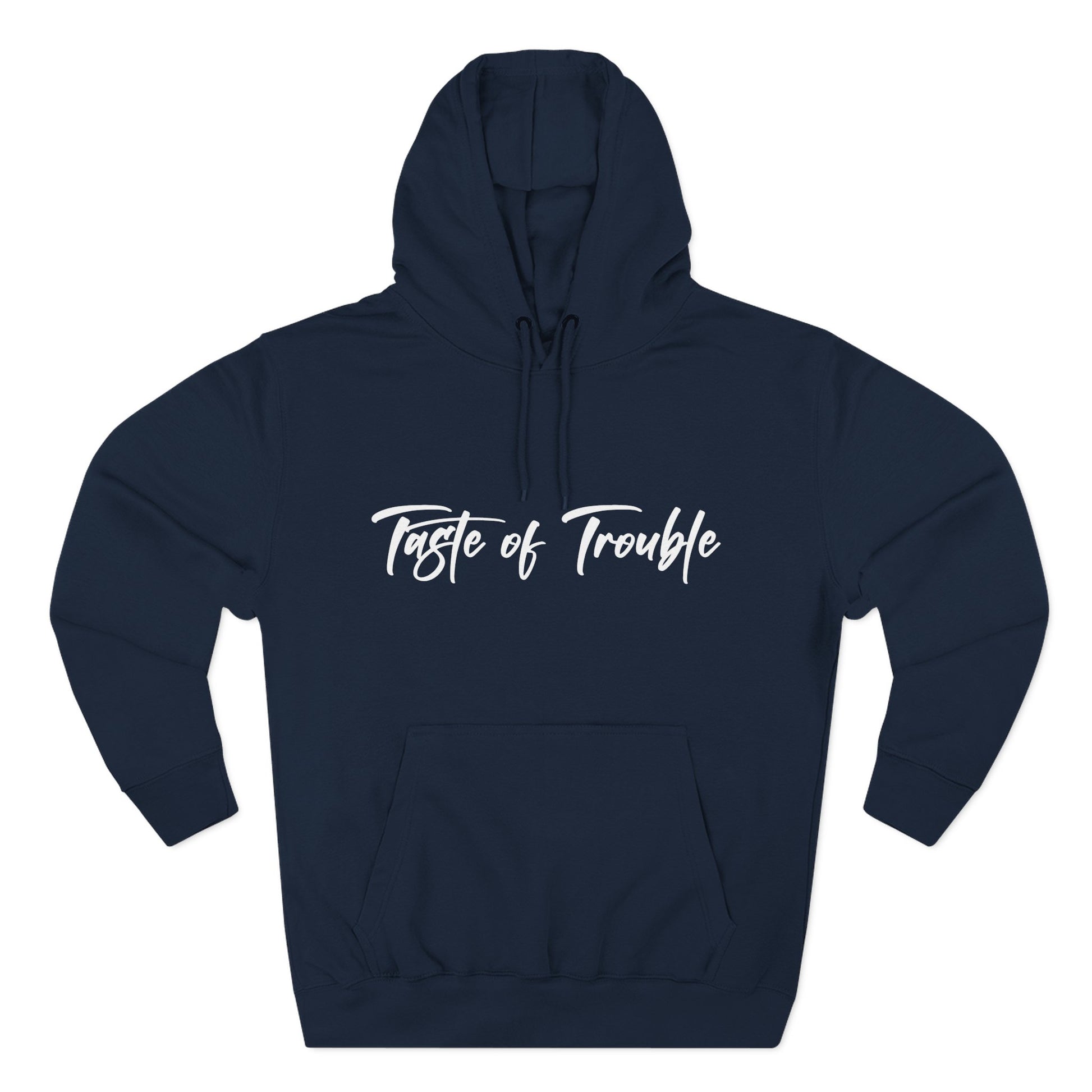 Taste of Trouble Fleece Pullover, Cozy Gift for Women, Casual Wear, Motivational Apparel, Holiday Gift