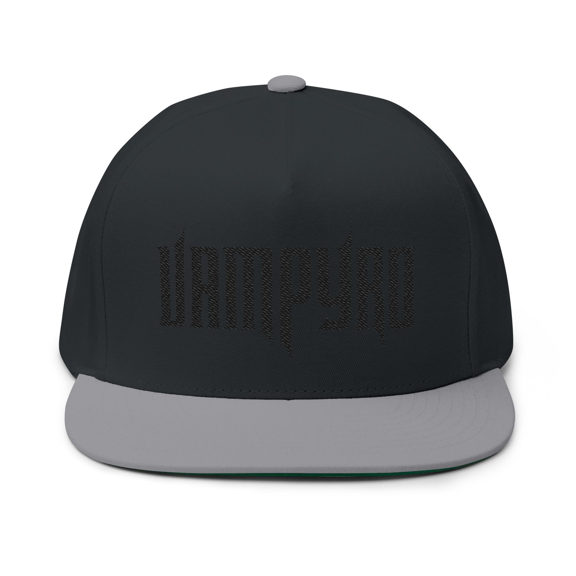 Vampyro Flat Bill Cap - Trendy Streetwear Hat for Urban Style, Perfect for Festivals, Outdoor Events, and Everyday Wear, Adjustable Cap
