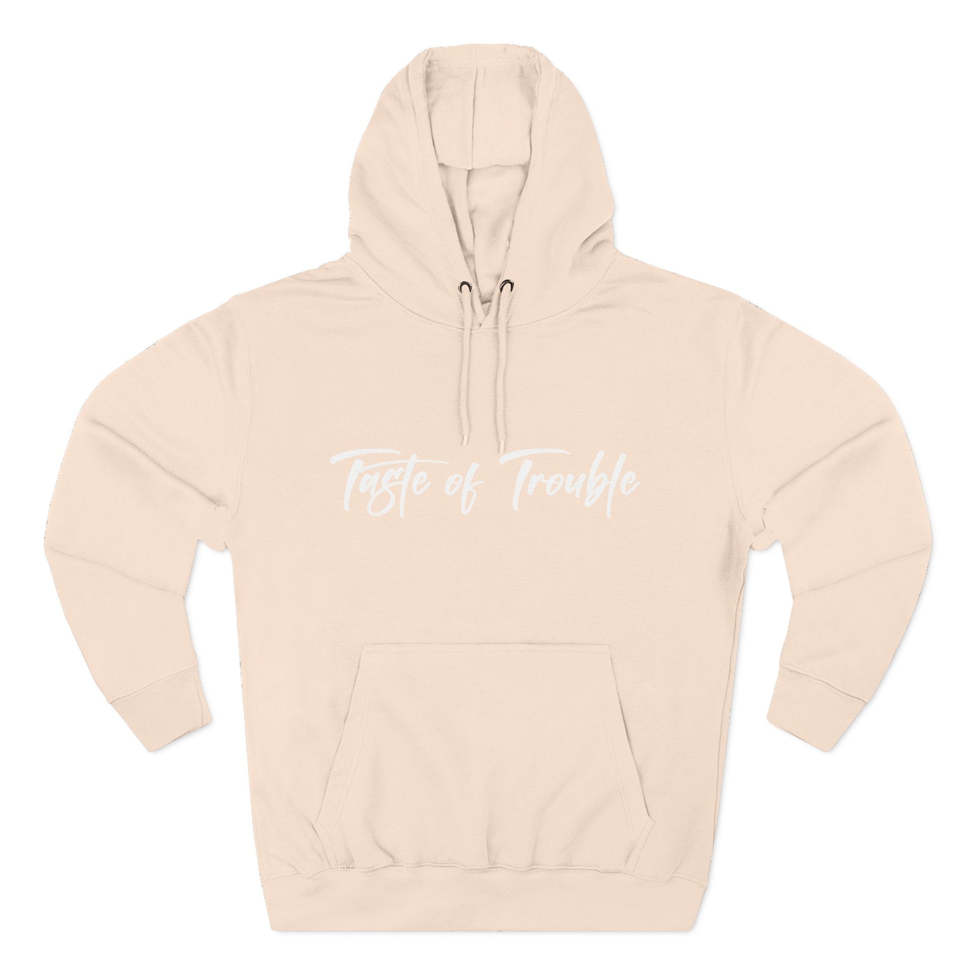 Taste of Trouble Fleece Pullover, Cozy Gift for Women, Casual Wear, Motivational Apparel, Holiday Gift