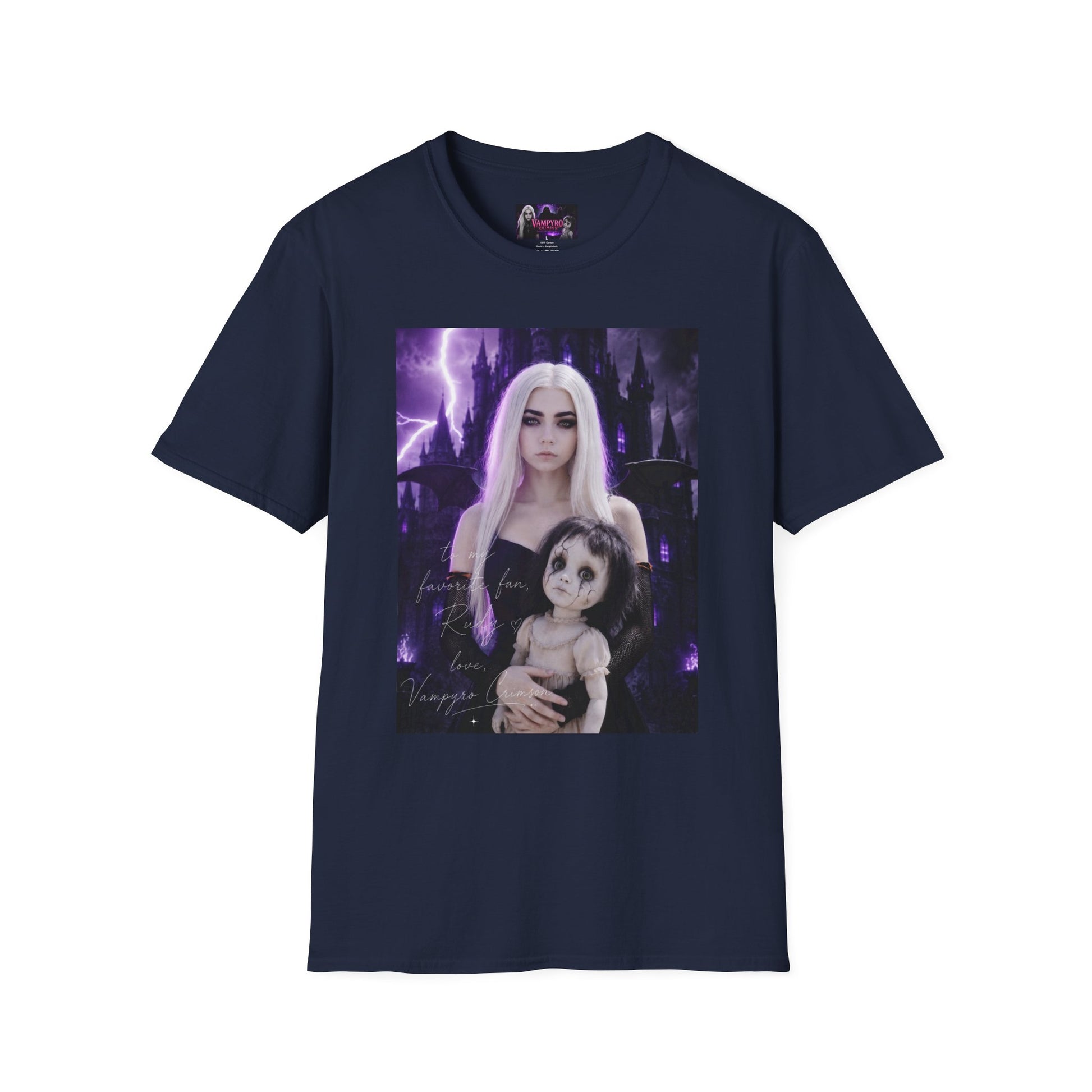 Vampyro Crimson “Haunted Music Box” Official Adult Tee – Gothic Doll Edition