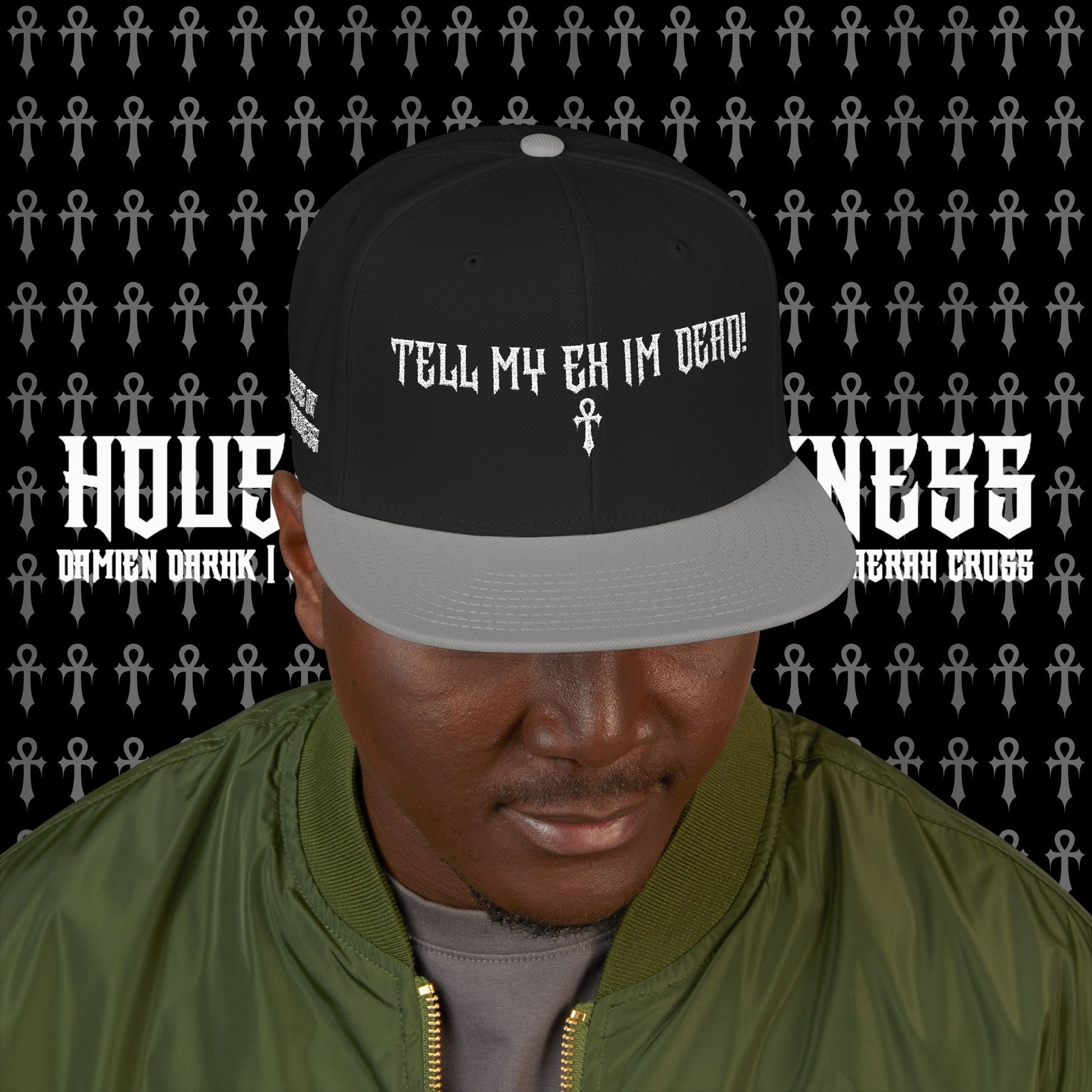 TELL MY EX IM DEAD Snapback Hat