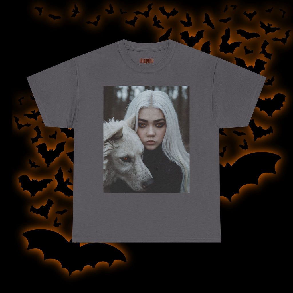 Vampyro Crimson Autographed Tee, Unisex Graphic T-Shirt, Boho Fashion, Animal Lover Gift, Unique Statement Apparel, Gift for Nature Enthusiasts