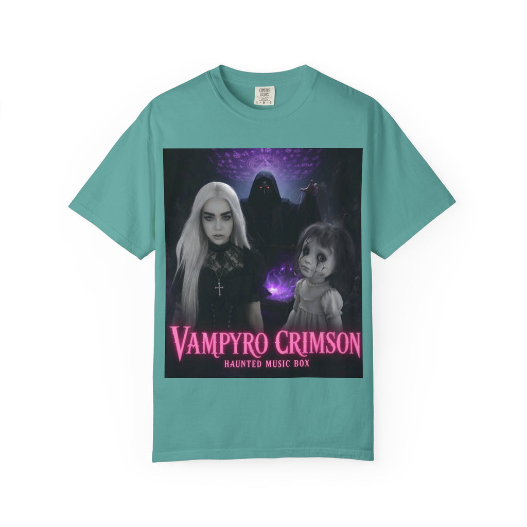 Vampyro Crimson Haunted Music Box T-Shirt