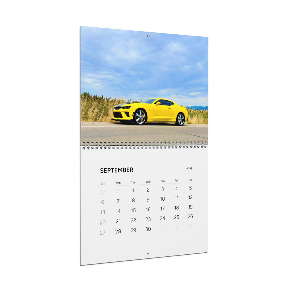 2026 Helios Wall Calendar — Monthly Scenic Helios Car Photos