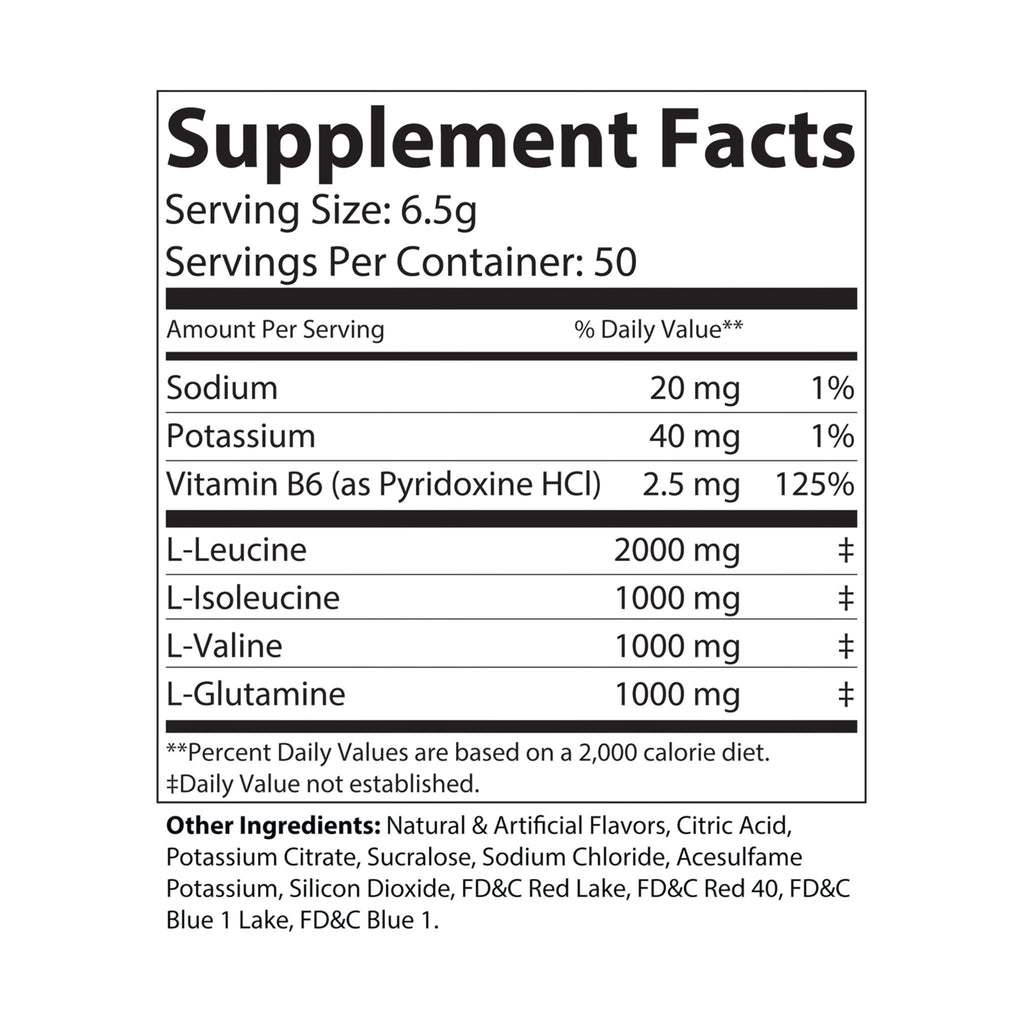 Darhk Energy Grape BCAA Supplement
