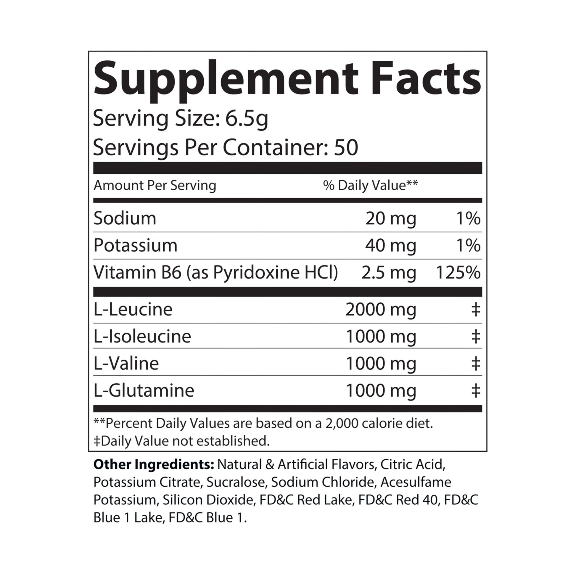 Darhk Energy Grape BCAA Supplement