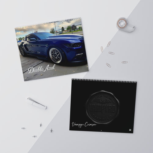 2026 Diablo Azul Wall Calendar — Monthly Automotive Photography Calendar