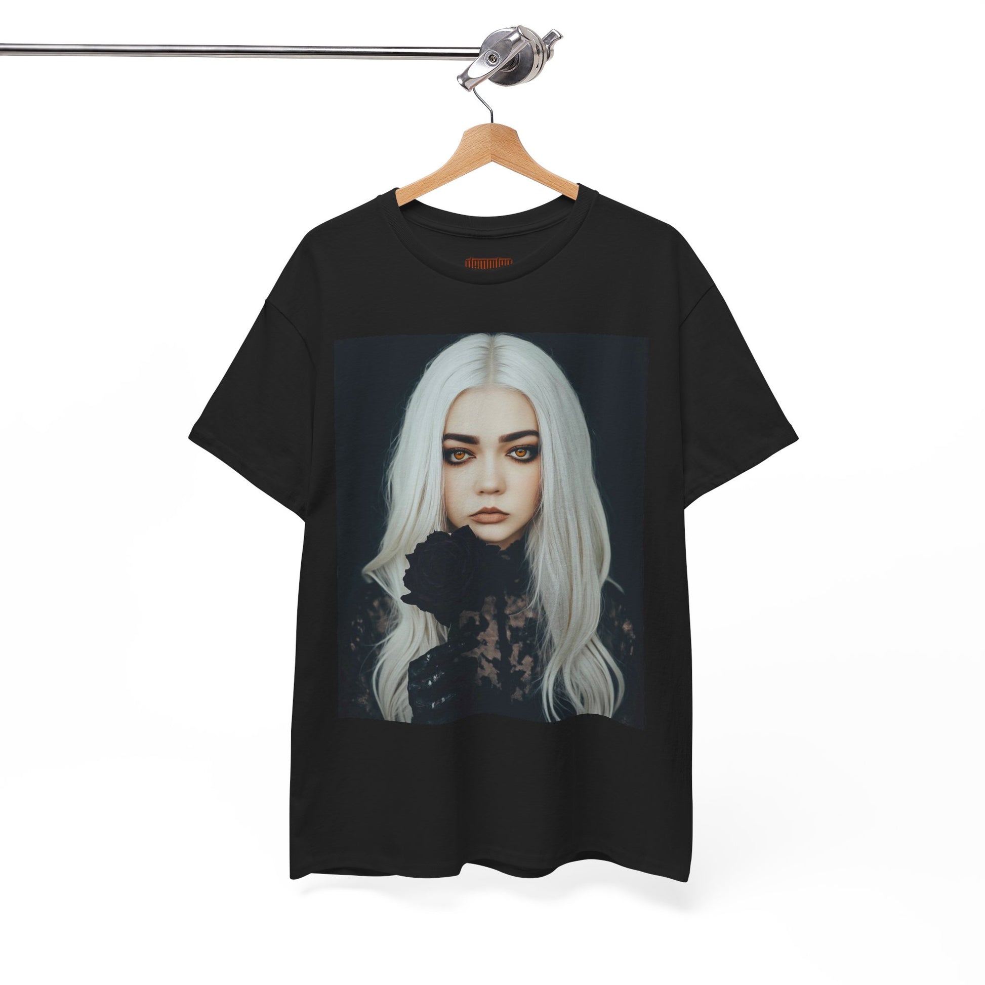 Digitally Autographed Vampyro Crimson Gothic Art Unisex Tee, Halloween Shirt, Alternative Fashion, Spooky Graphic Tee, Witchy Aesthetic Clothing, Edgy Outfit Idea