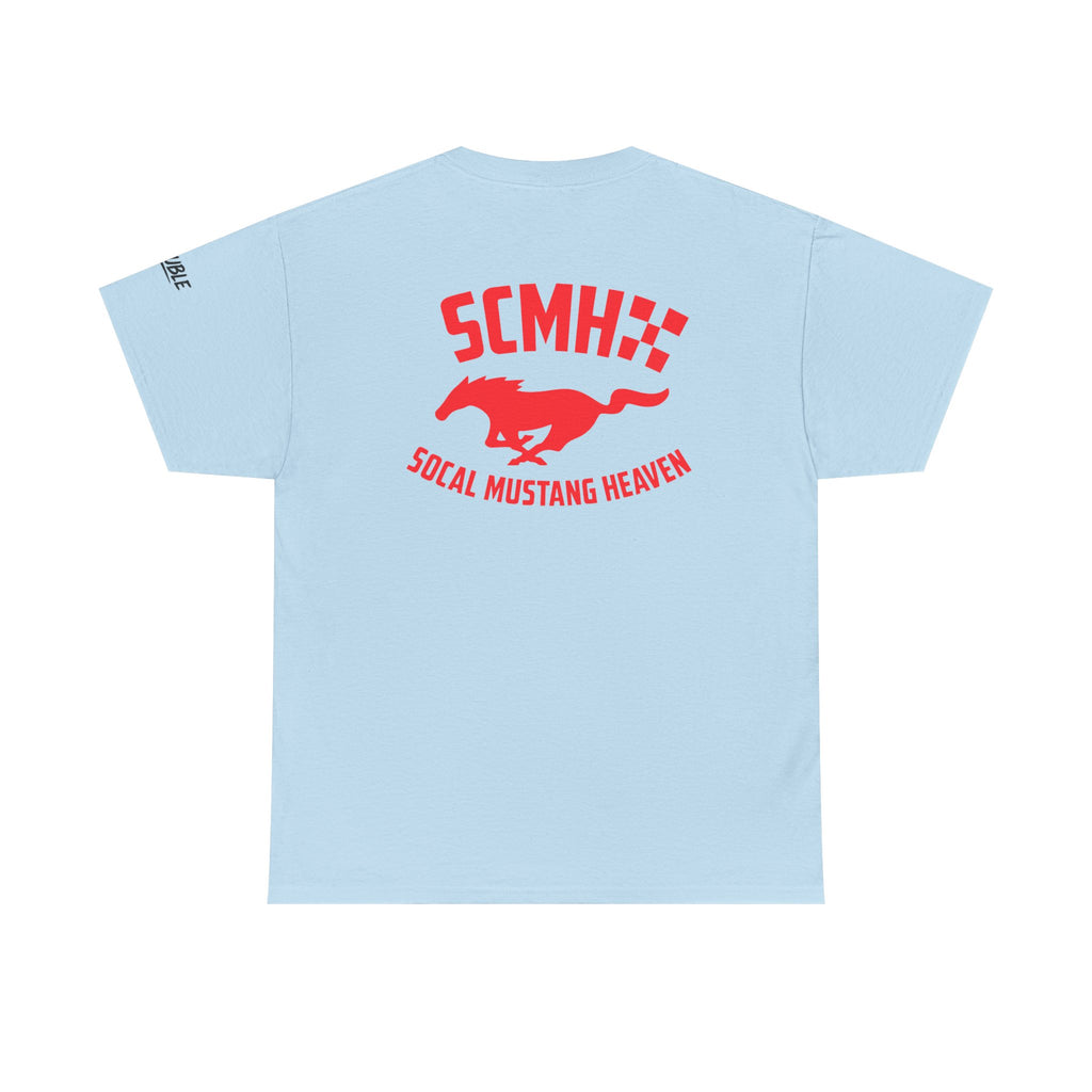 Unisex Heavy Cotton Tee with SoCal Mustang Heaven Design, Casual Tee, Gift for Car Lovers, Mustang Enthusiast Shirt, Iconic Graphic Tee