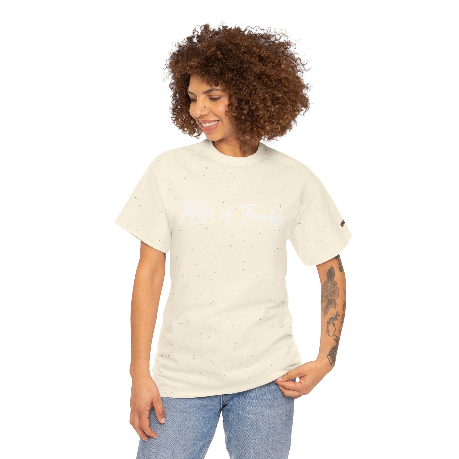 Taste of Trouble Vampyro Crimson Lyrics Unisex Heavy Cotton Tee - Casual Comfort, Everyday Wear, Gift for Friends, Stylish Casual Tee, Versatile Fashion