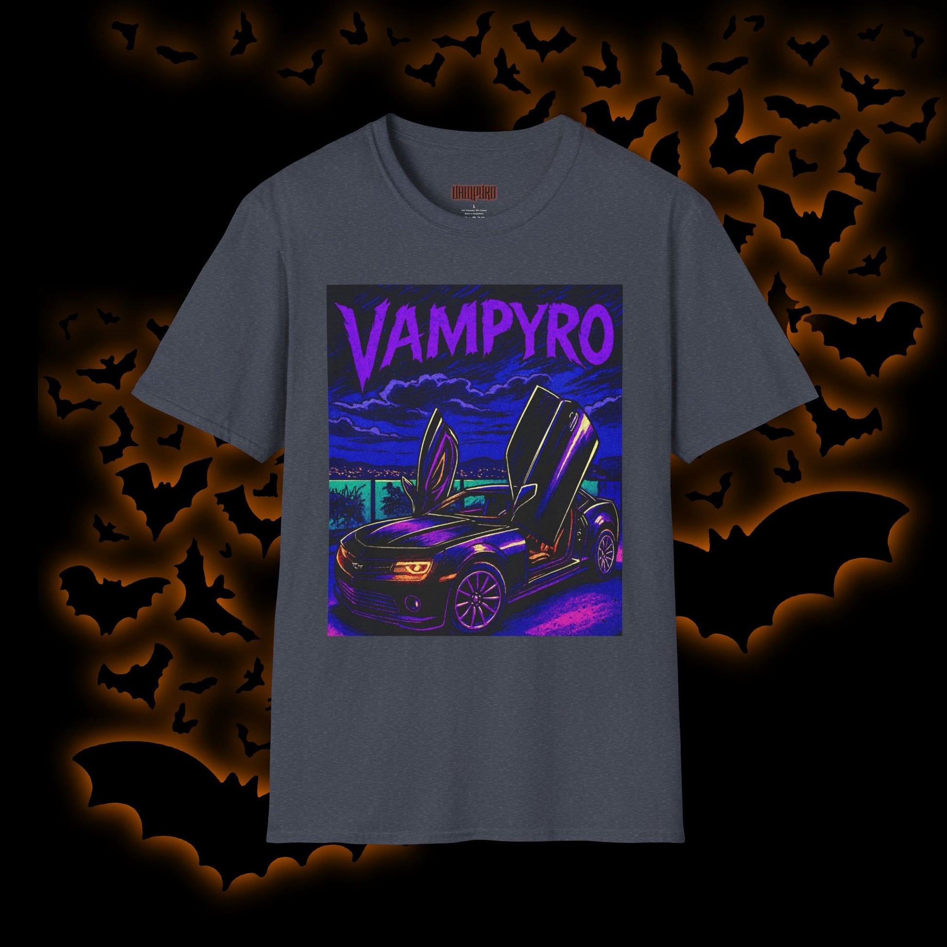 Vampyro Camaro Collectors T-Shirt, Graphic Tee for Car Lovers, Unisex T-Shirt, Retro Car Apparel, Gift for Auto Enthusiasts