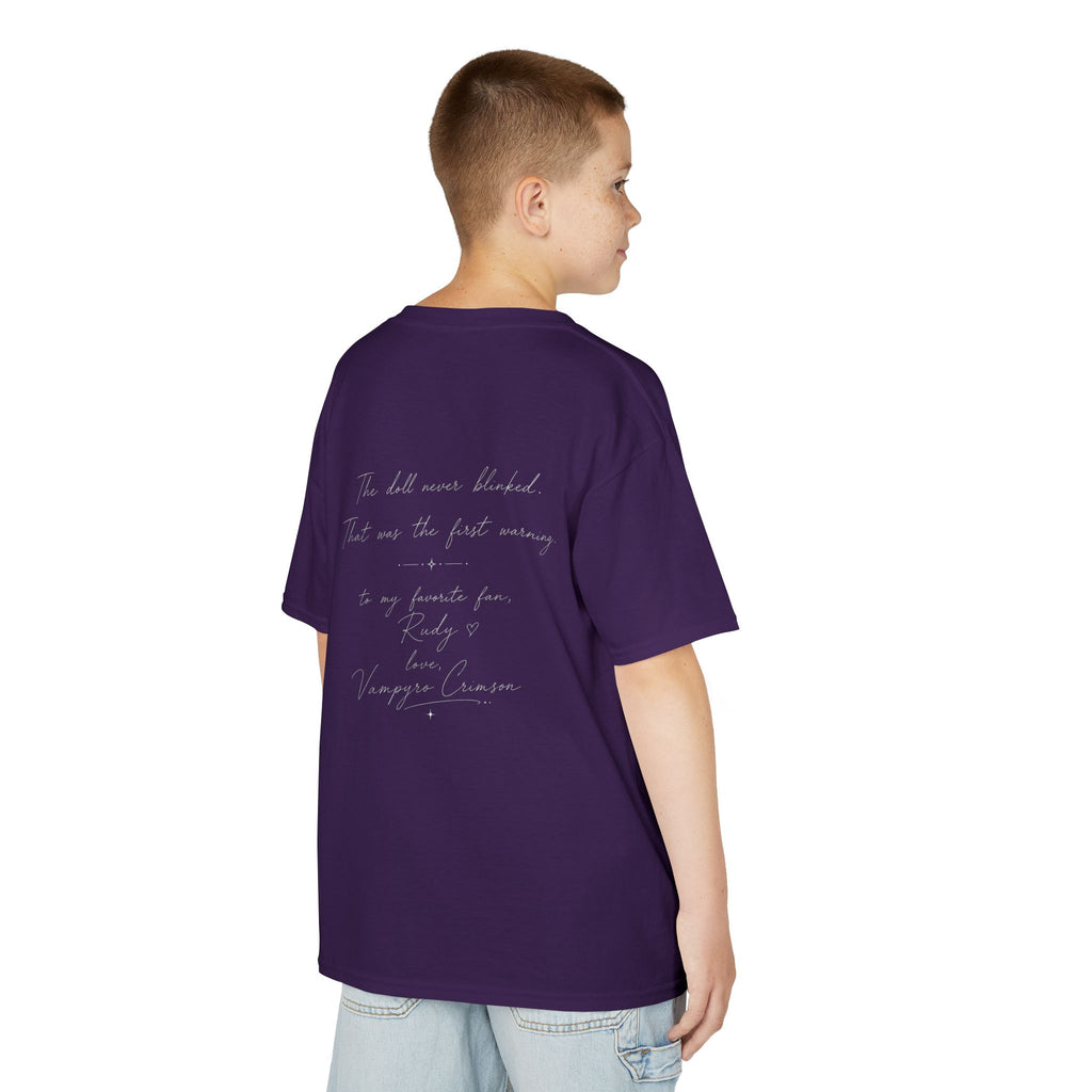 Vampyro Crimson – Haunted Music Box Kids Gothic Horror T-Shirt