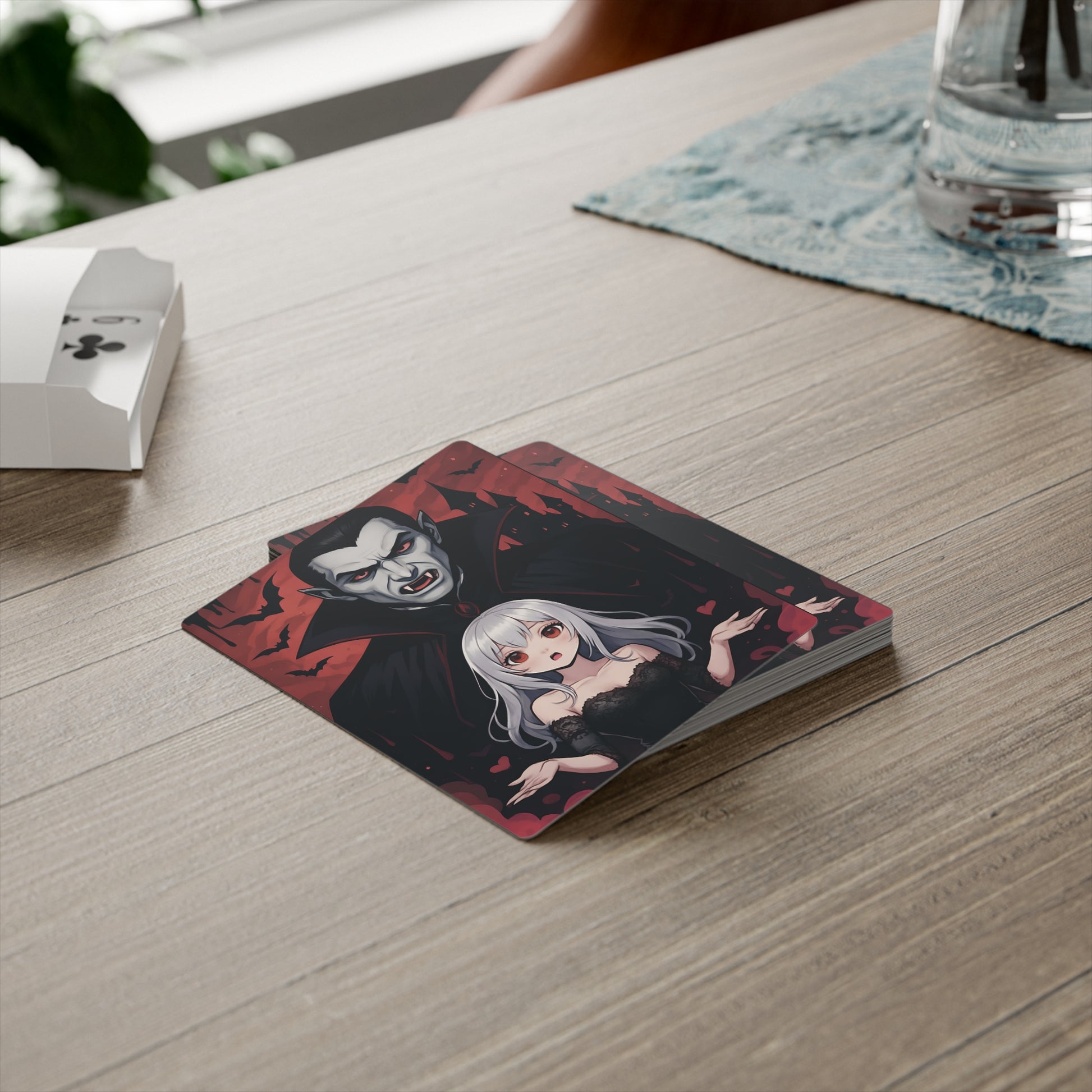 Vampire-Themed Poker Cards, Unique Card Game Gift, Halloween Decor, Party Games, Collectible Playing Cards
