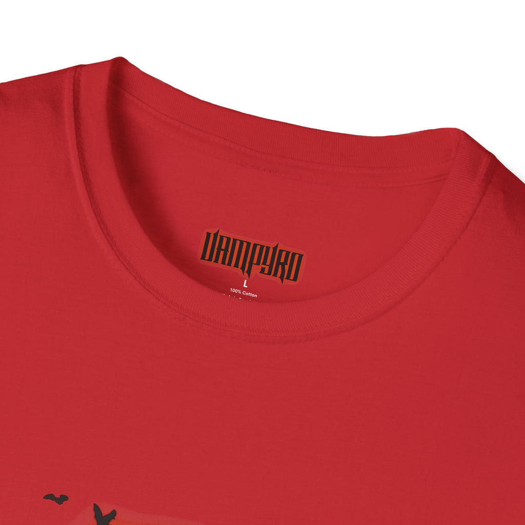 Vampire Crimson Original Graphic T-Shirt, Unisex Tee for Cosplay, Halloween Costume, Casual Wear, Edgy Street Style, Gift for Fans