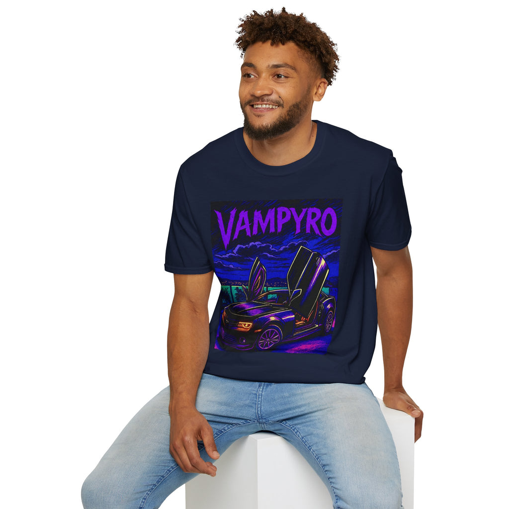 Vampyro Camaro Collectors T-Shirt, Graphic Tee for Car Lovers, Unisex T-Shirt, Retro Car Apparel, Gift for Auto Enthusiasts