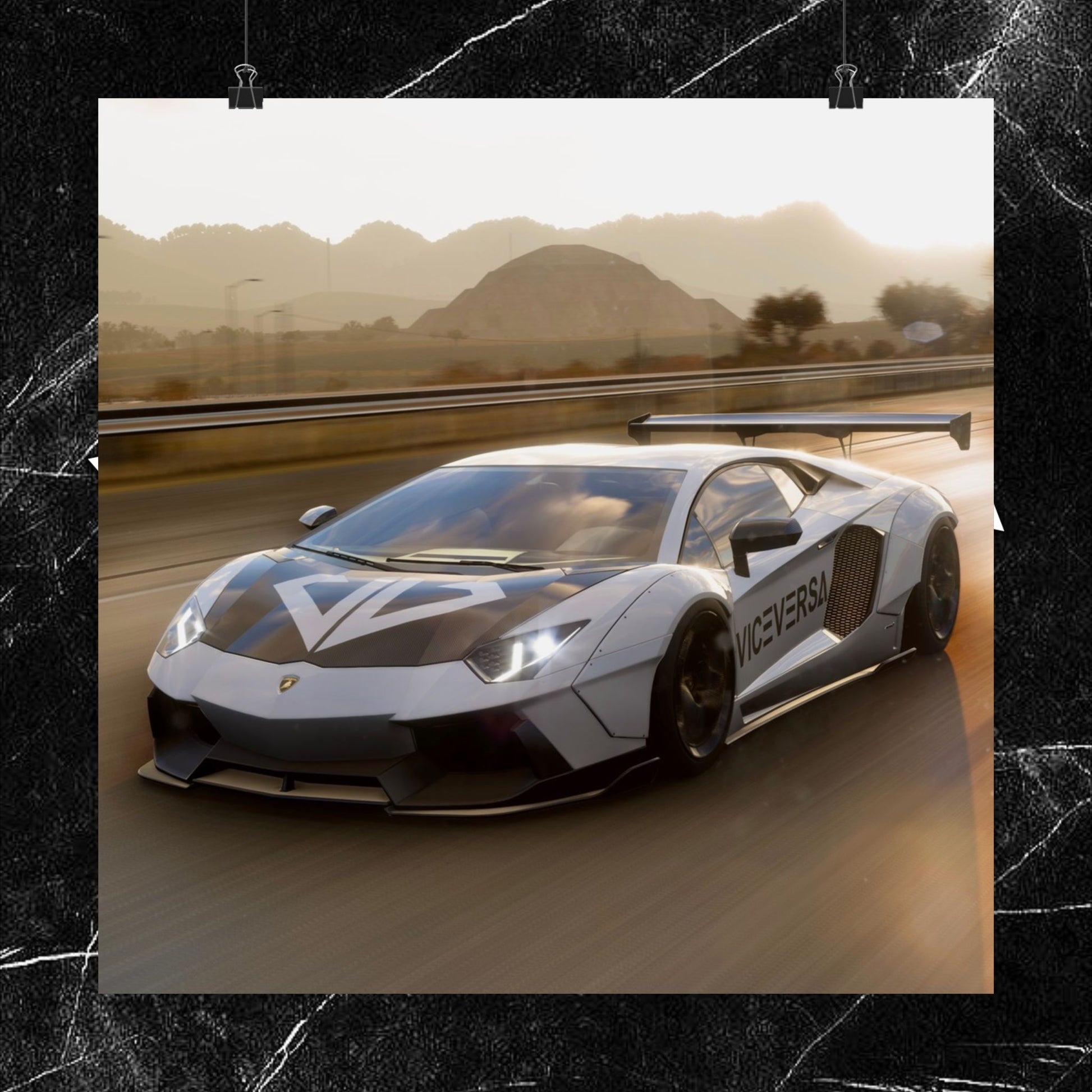 ViceVersa Garage Widebody Aventador Poster