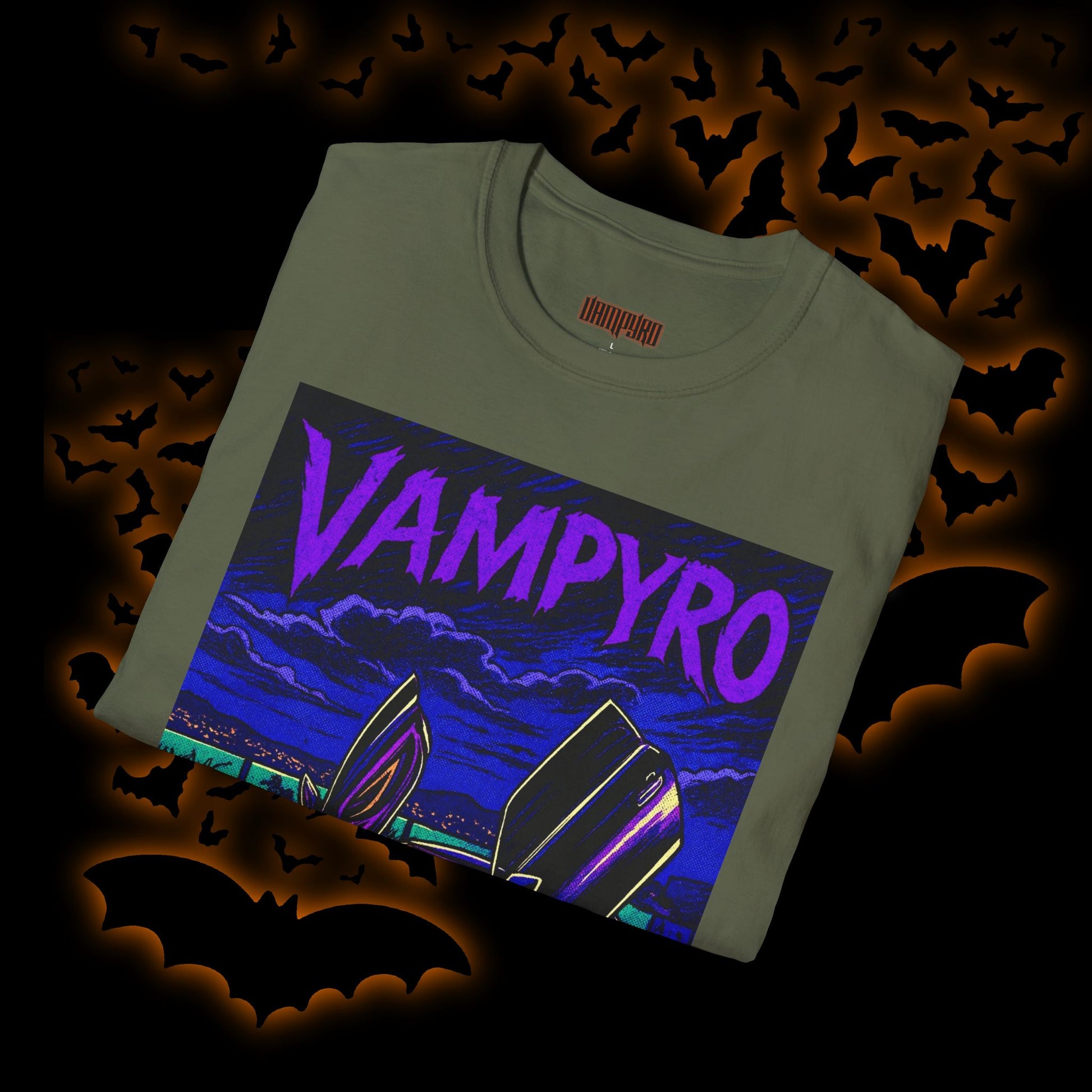 Vampyro Camaro Collectors T-Shirt, Graphic Tee for Car Lovers, Unisex T-Shirt, Retro Car Apparel, Gift for Auto Enthusiasts