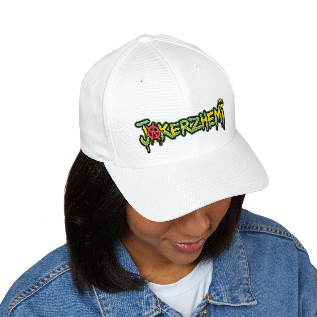 Embroidered Graffiti Logo Cap — 'Jokerzheim' Streetwear Hat