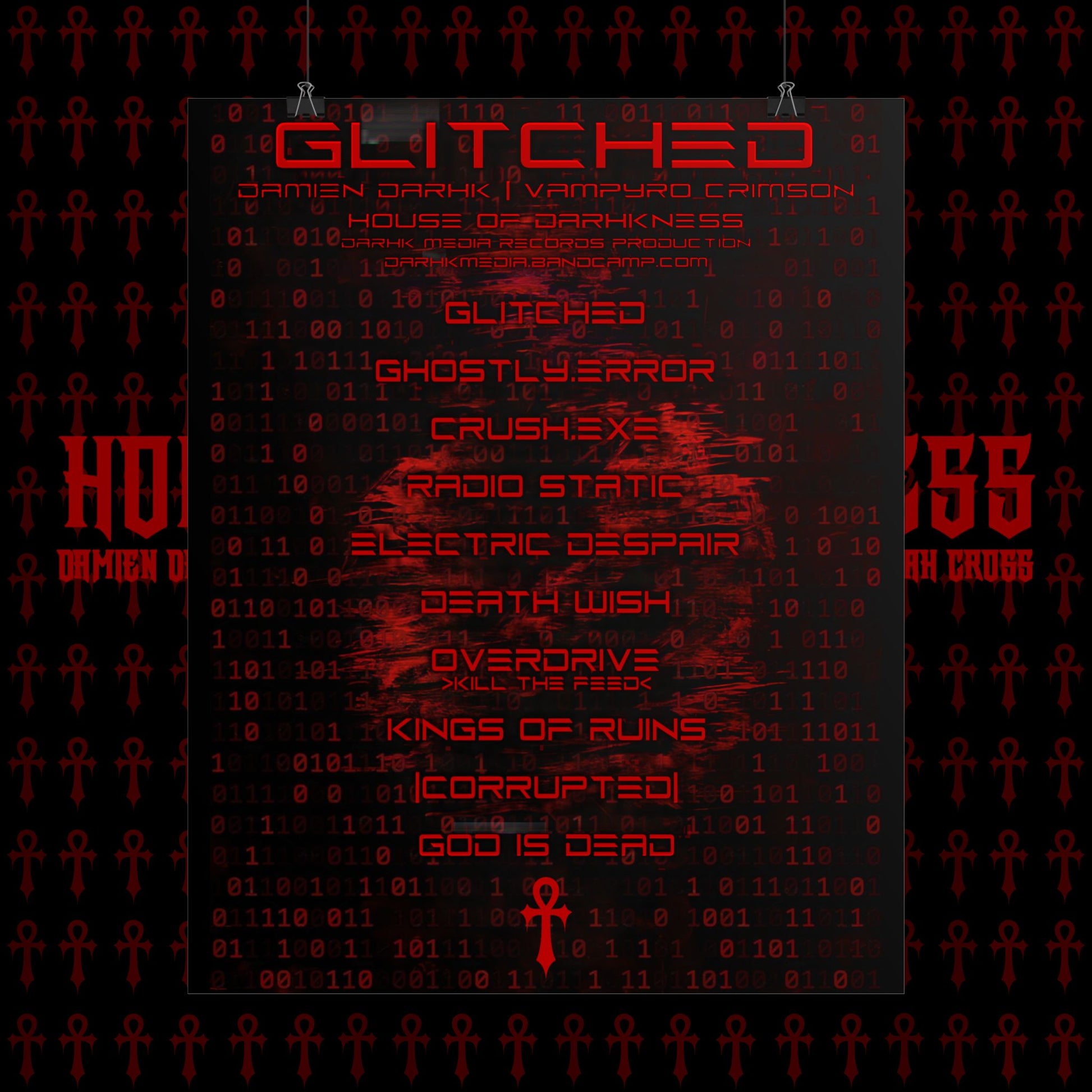 GLITCHED Music Poster