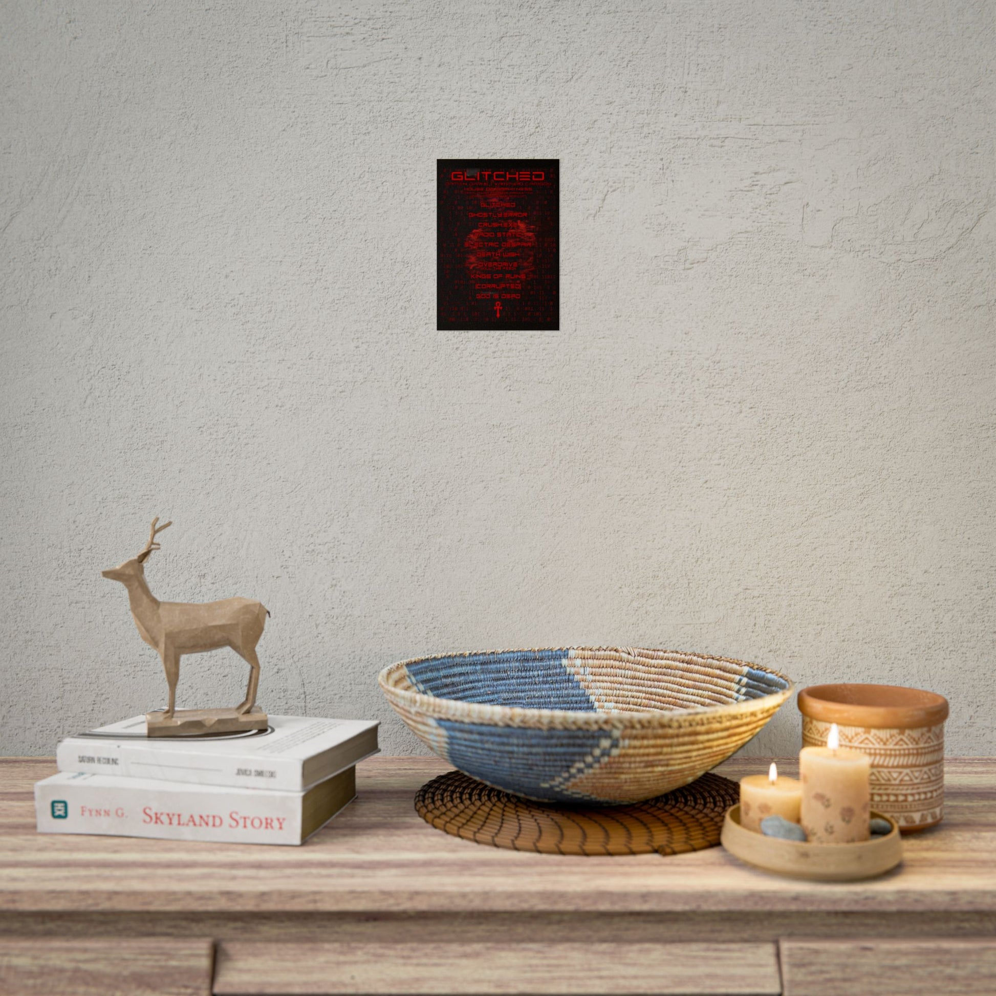 GLITCHED Music Poster