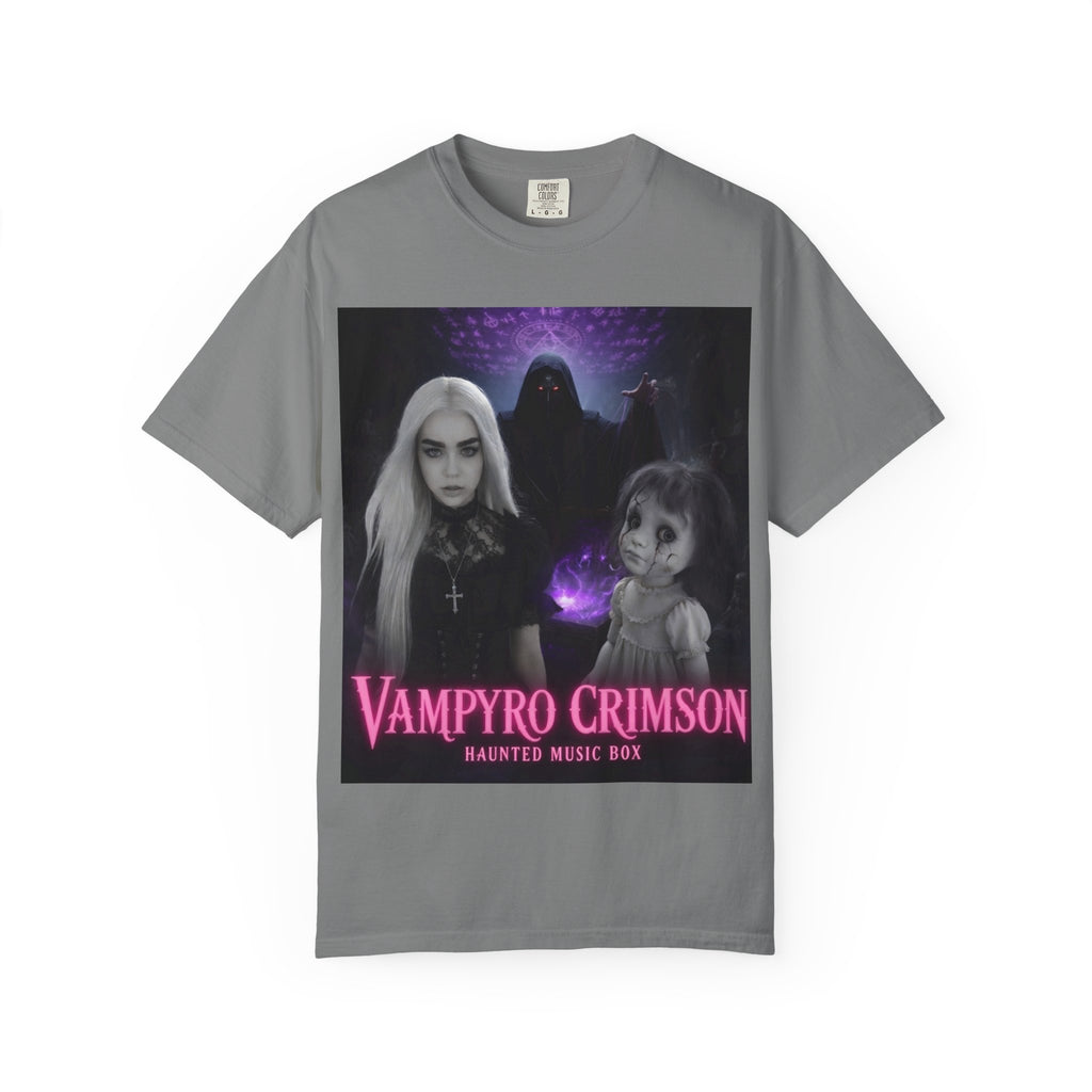 Vampyro Crimson Haunted Music Box T-Shirt