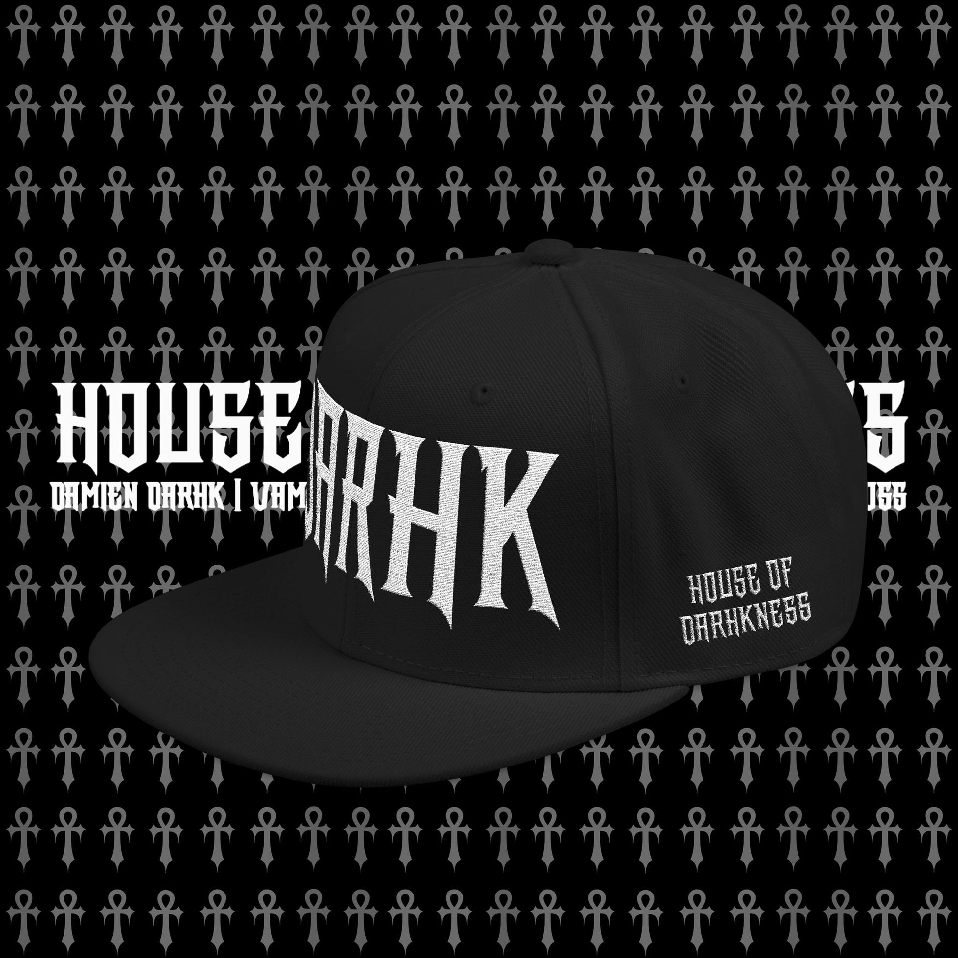 House of Darkness Embroidered Snapback Hat