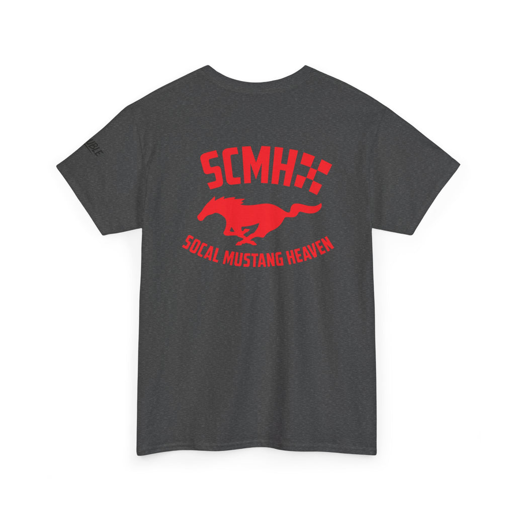 Unisex Heavy Cotton Tee with SoCal Mustang Heaven Design, Casual Tee, Gift for Car Lovers, Mustang Enthusiast Shirt, Iconic Graphic Tee