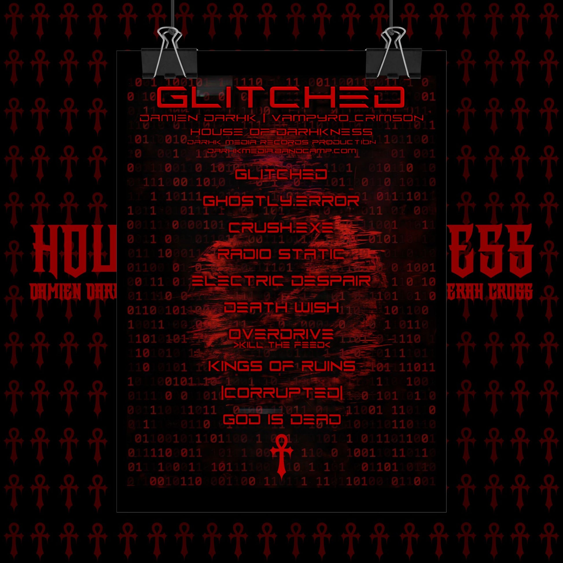 GLITCHED Music Poster