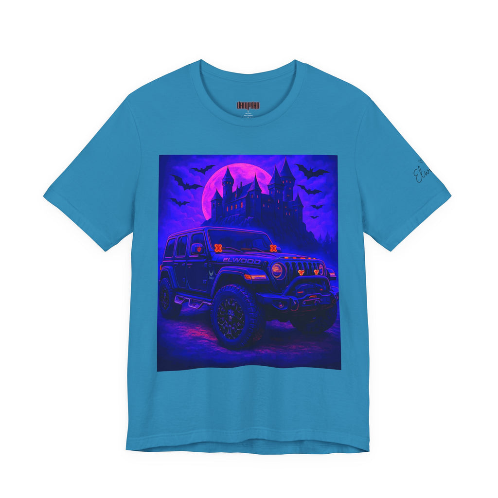 Elwood Jeep Adventure Tee - Perfect for Halloween, Road Trips, Outdoor Enthusiasts, Gift for Him or Her, Jeep Lovers, Casual Style