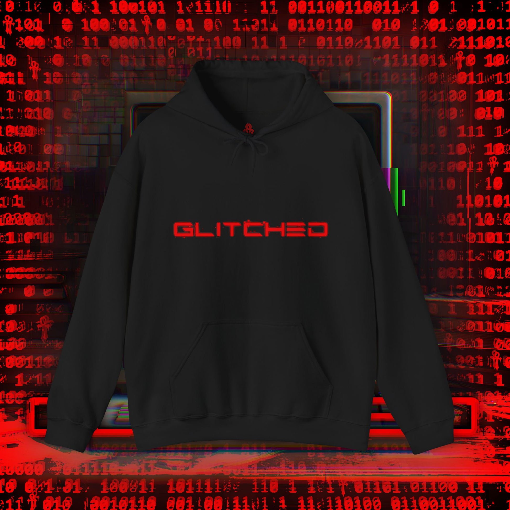 Glitched Album Hooded Sweatshirt