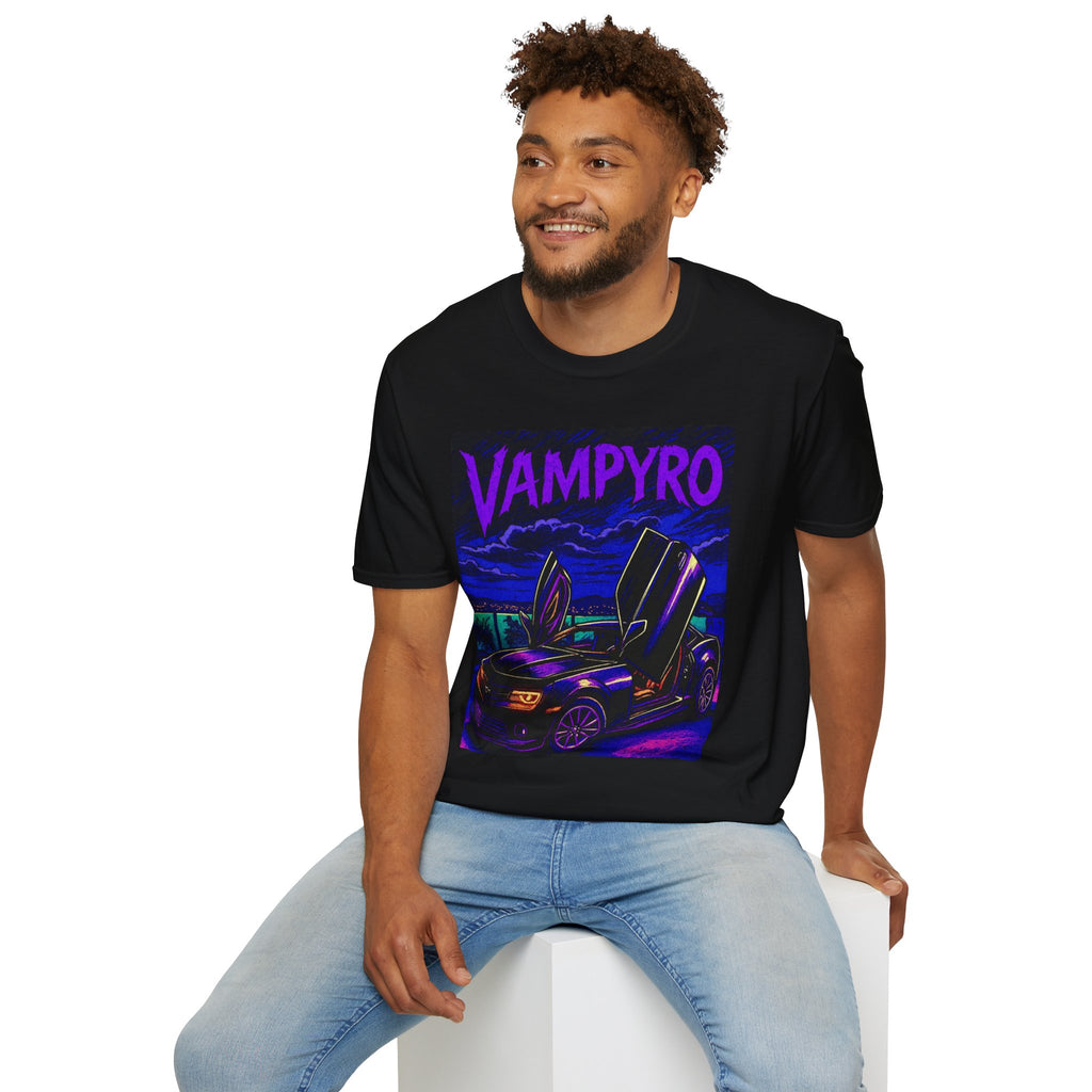 Vampyro Camaro Collectors T-Shirt, Graphic Tee for Car Lovers, Unisex T-Shirt, Retro Car Apparel, Gift for Auto Enthusiasts